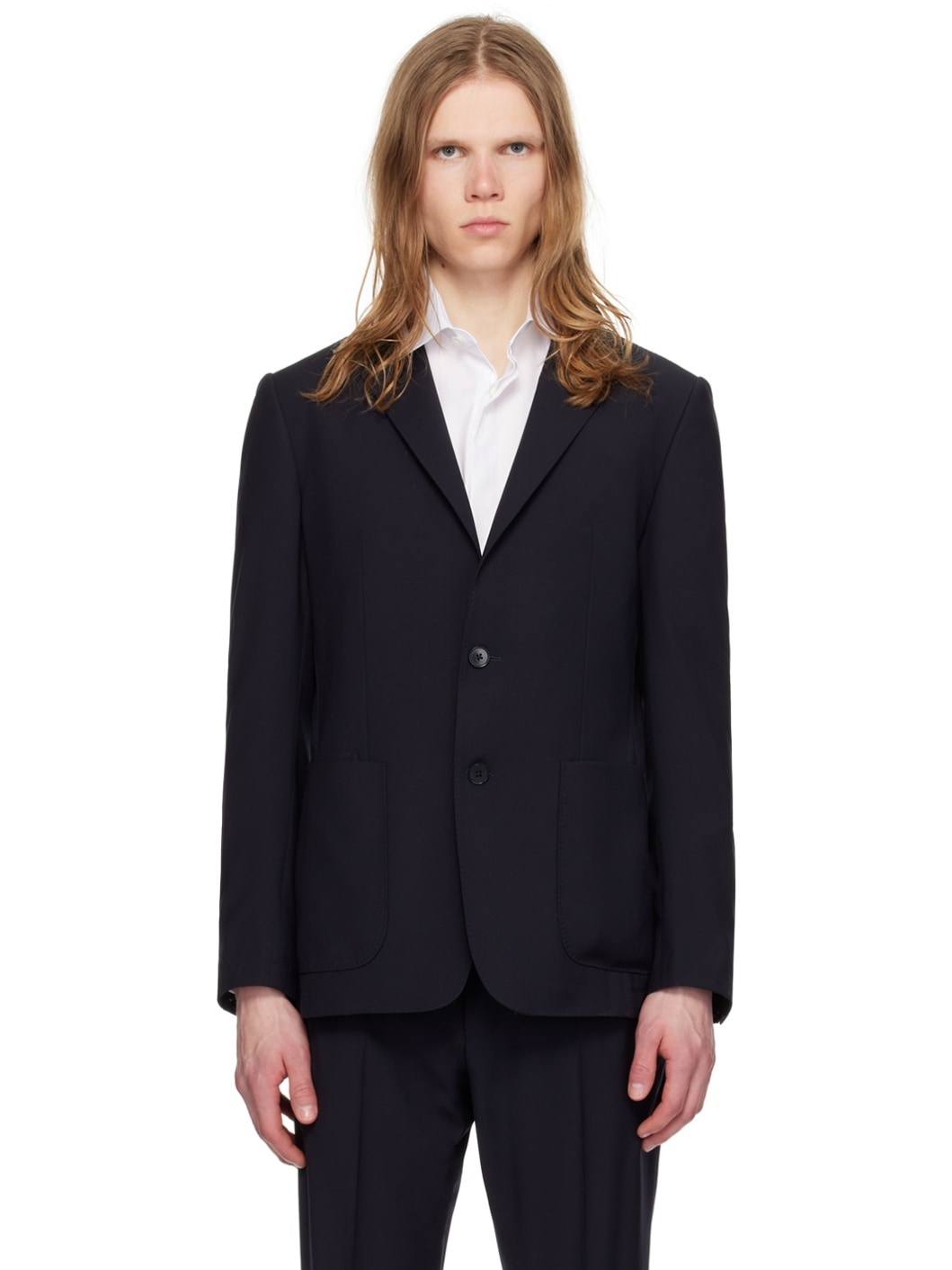 Navy Breathable Suit - 1
