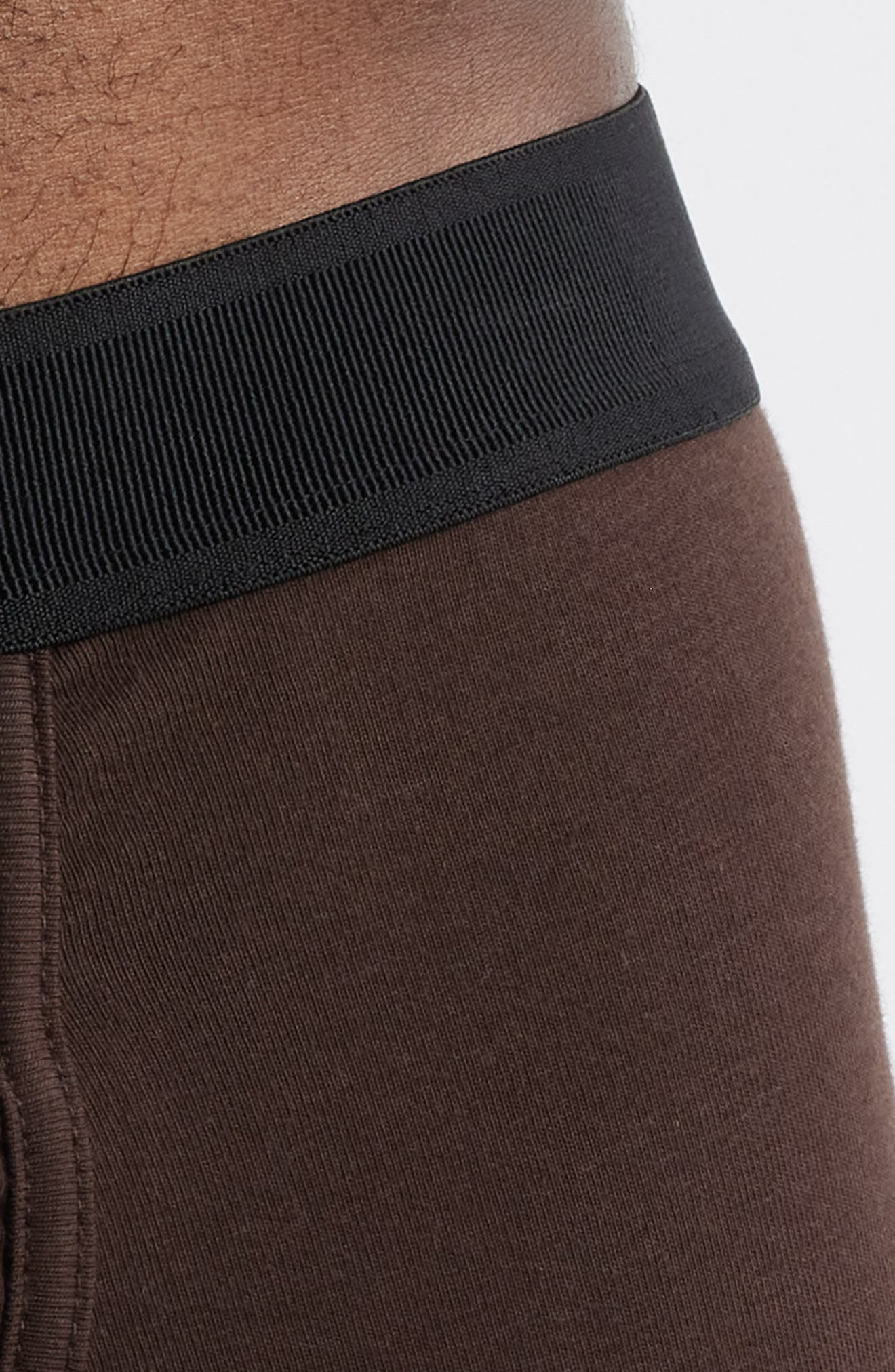 TOM FORD Cotton Stretch Jersey Boxer Briefs in Chocolate at Nordstrom - 4
