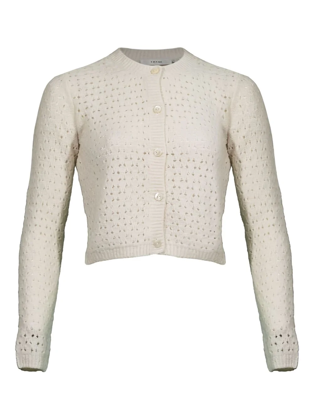Chenille openwork cardigan - 1