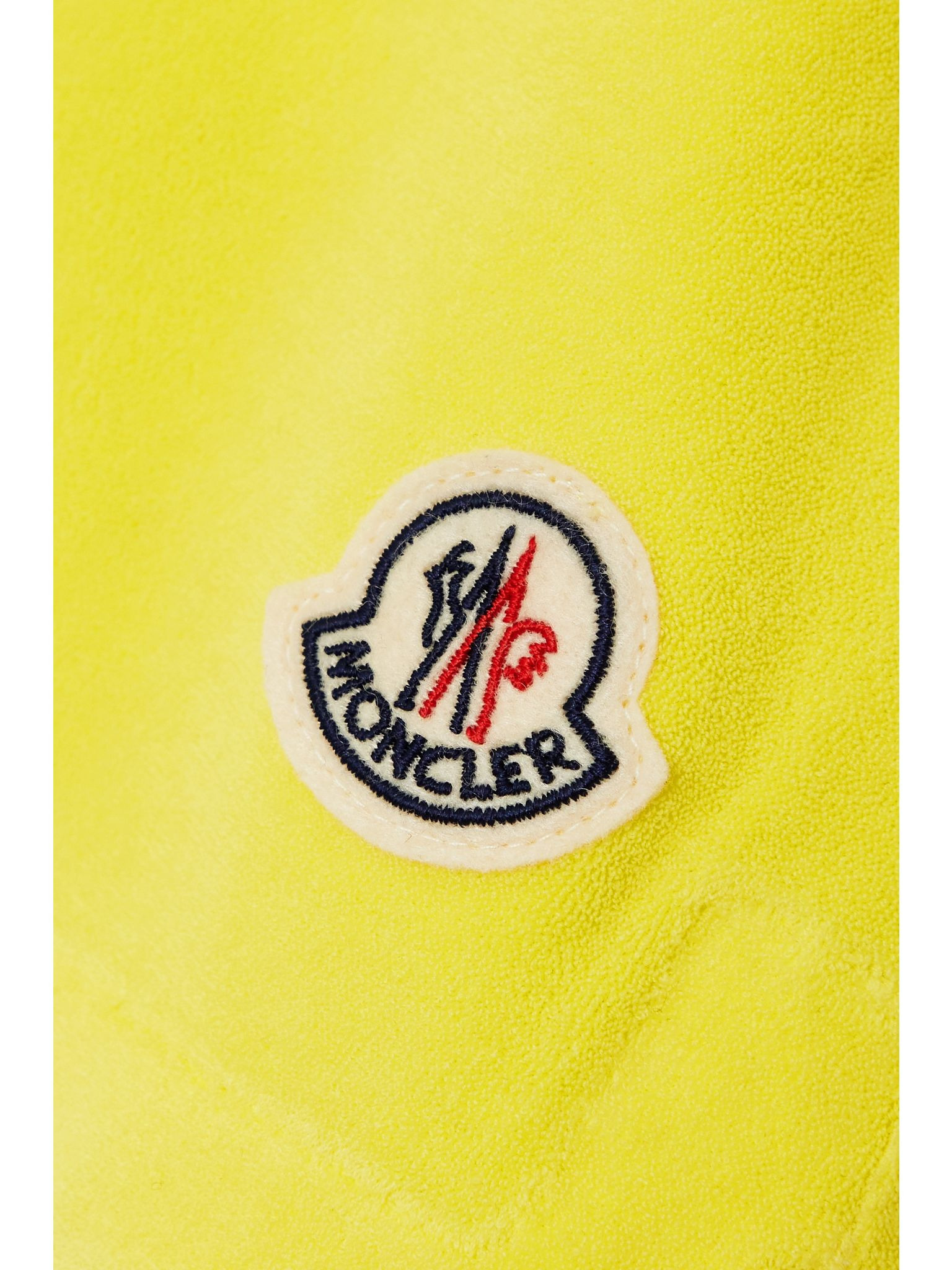 Cotton-blend terry shorts Yellow - 4