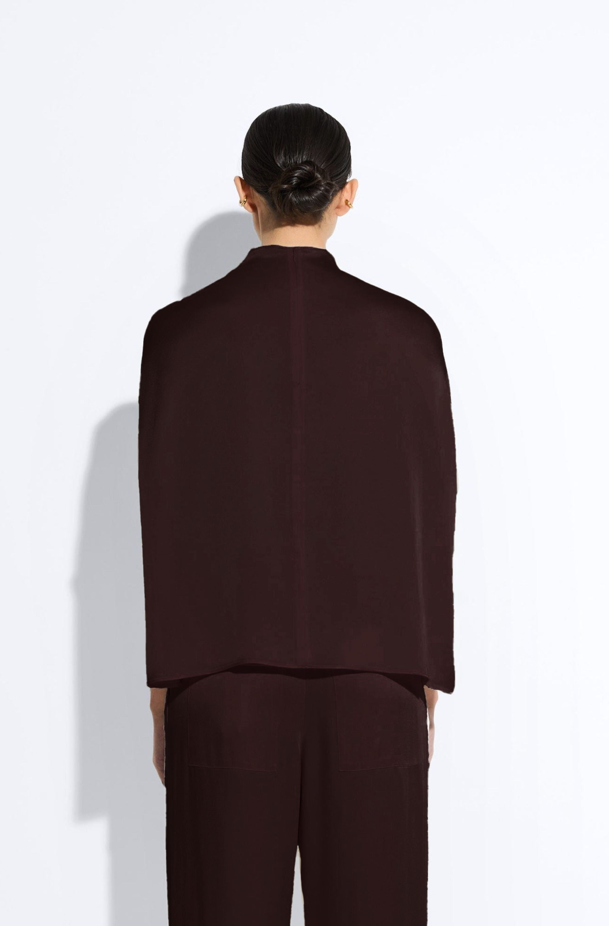 Satin Cape Tee - 3