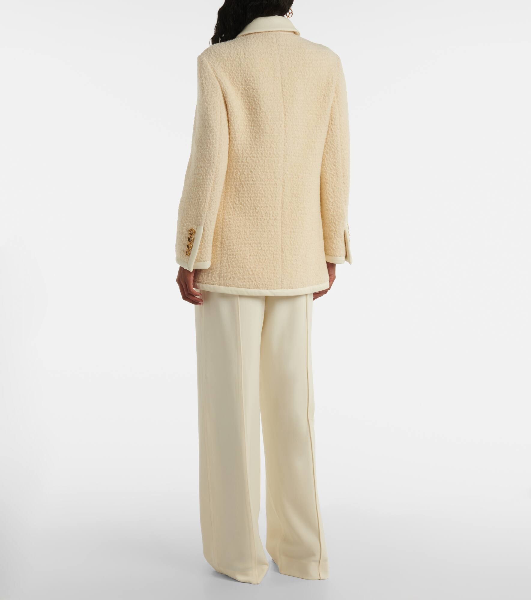 Wool and cotton coat - 3