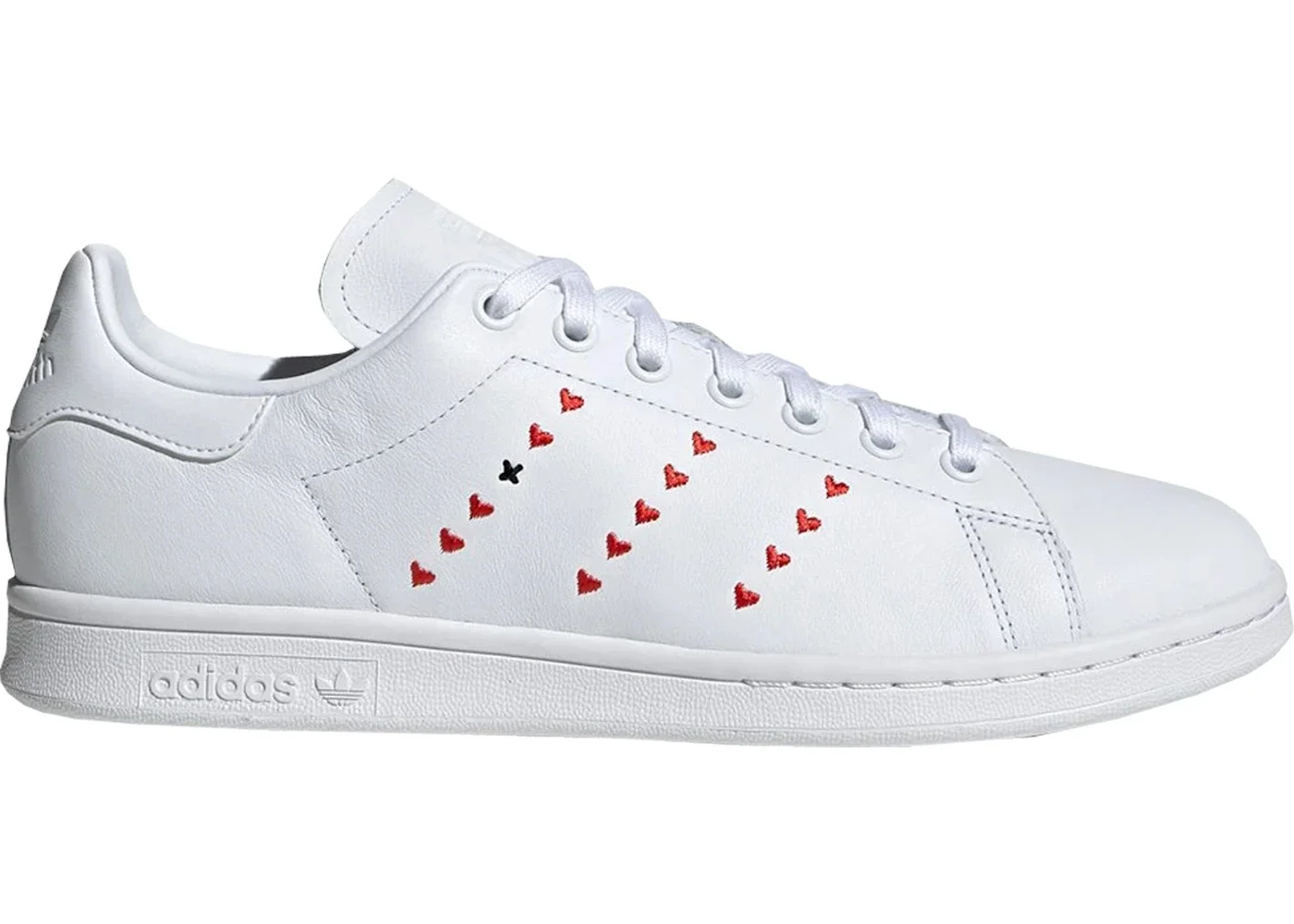 adidas Stan Smith Heart Stripe Red - 1