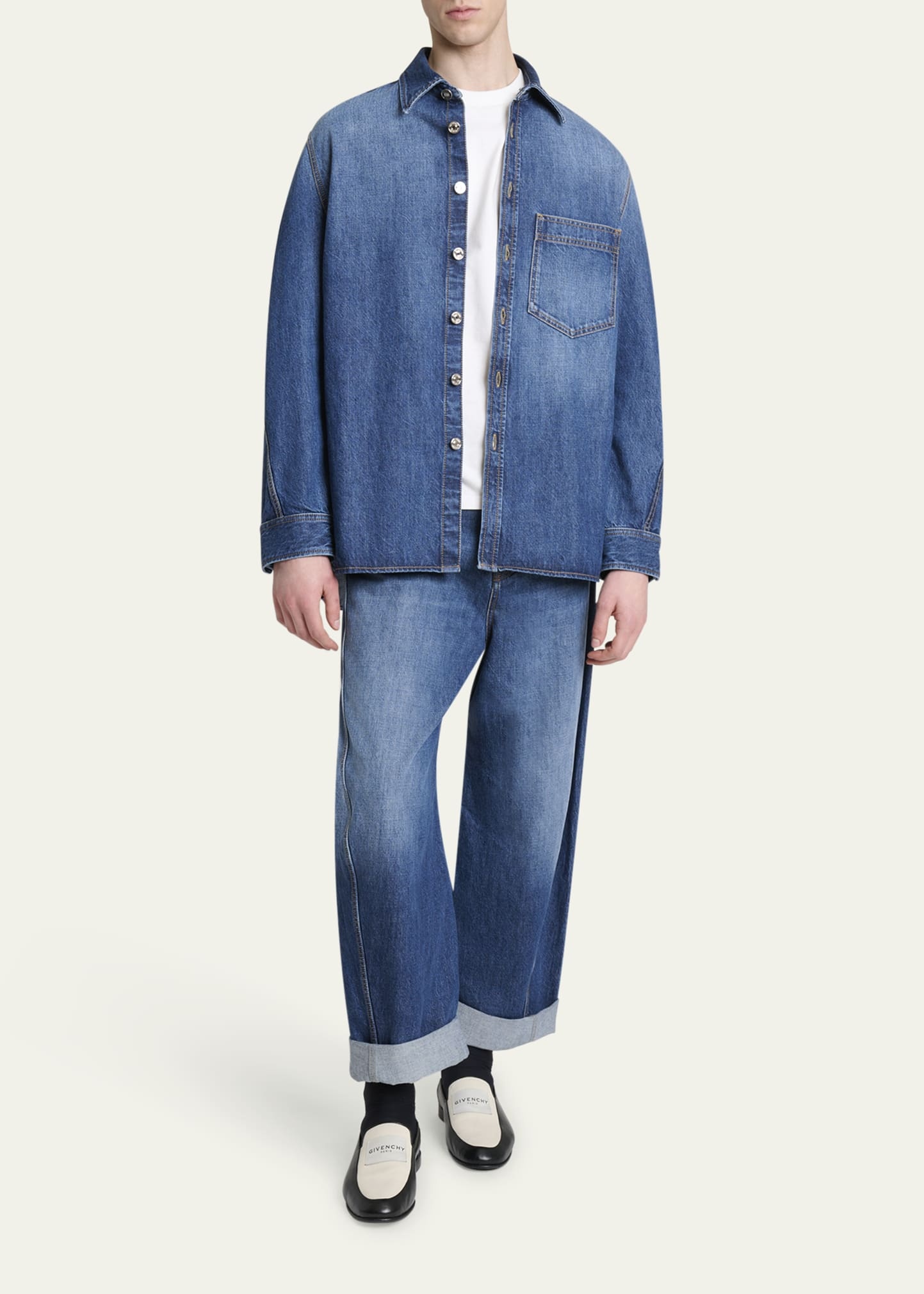Men's Denim Overshirt - 2