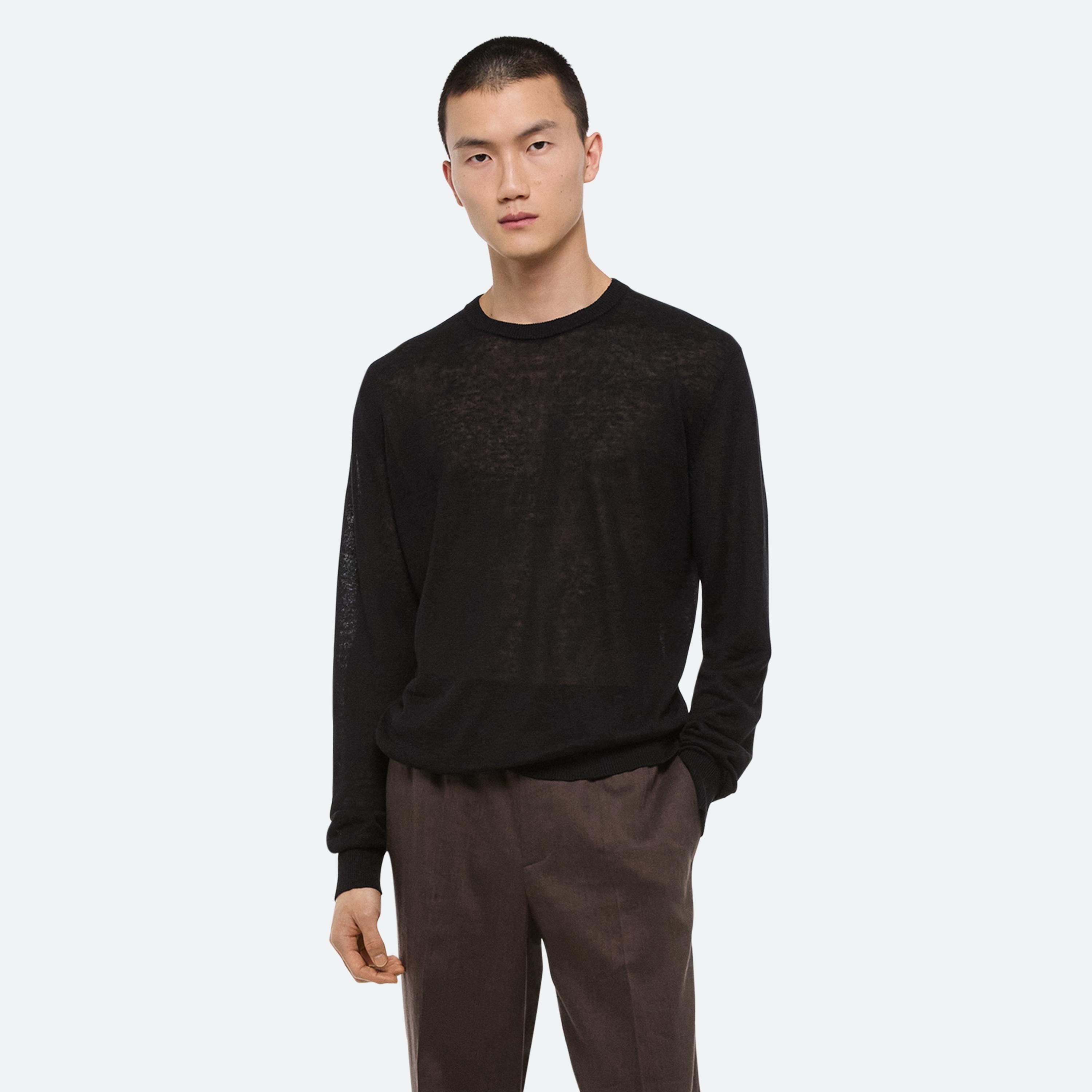 SHEER LOGO SWEATER - 8