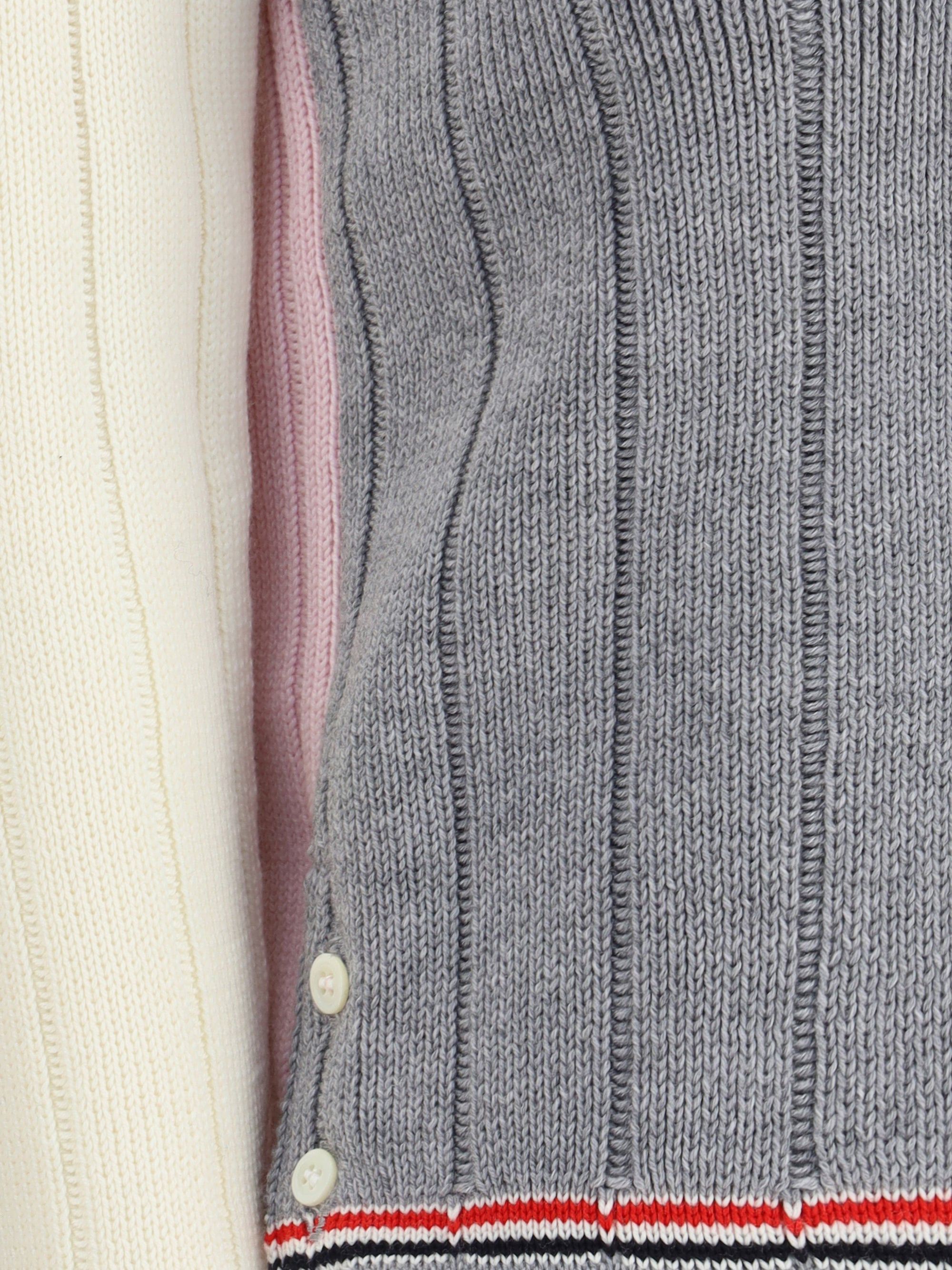 Thom Browne Women Fun Mix Ladder Full Needle Rib Stitch Cr - 4