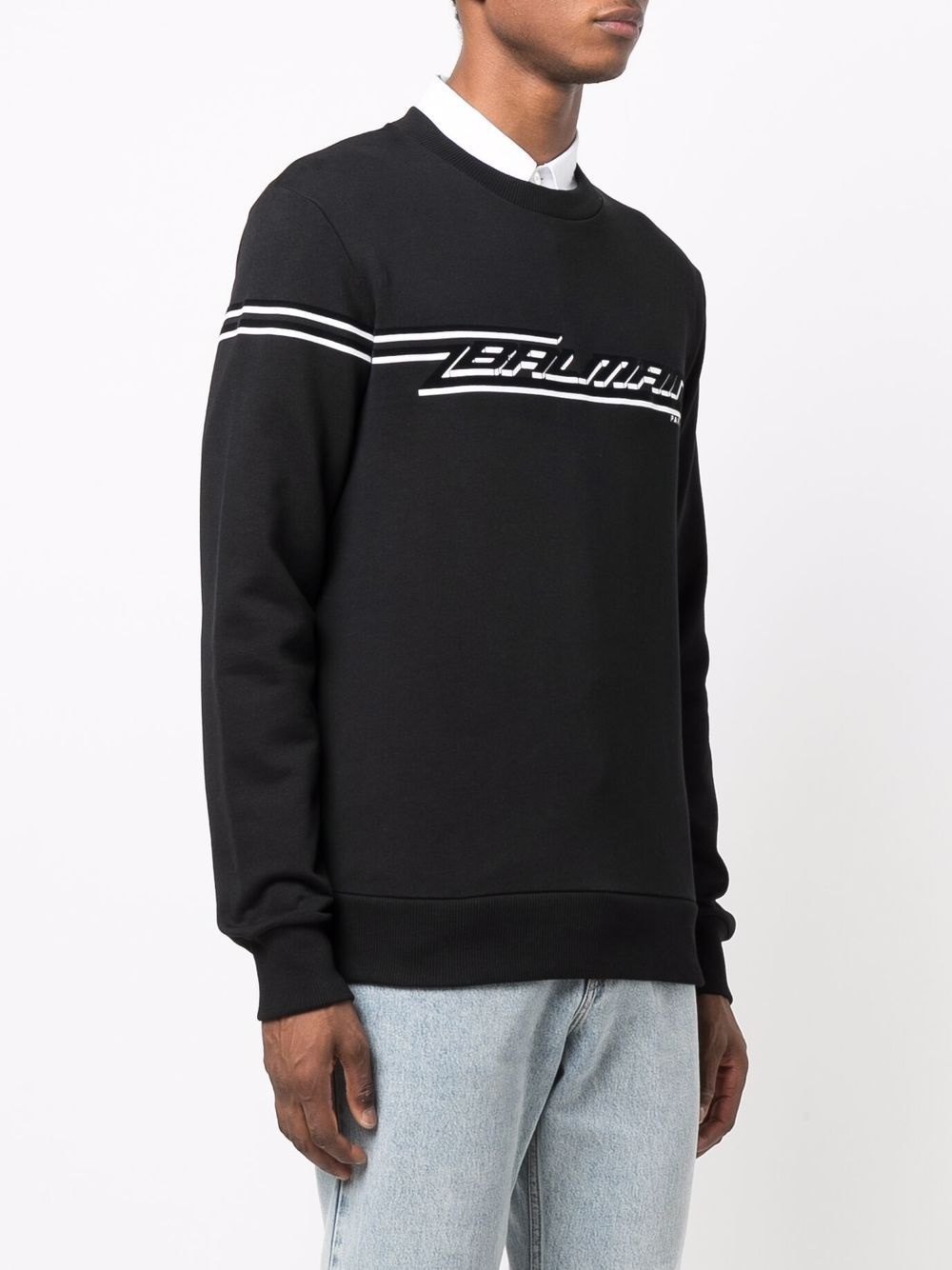 logo-print long-sleeve sweatshirt - 3