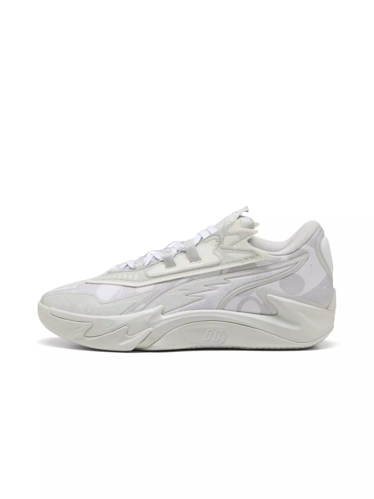 PUMA Scoot Zeros II "Glacial Grey/PUMA White" Men's Basketball Shoe - 2