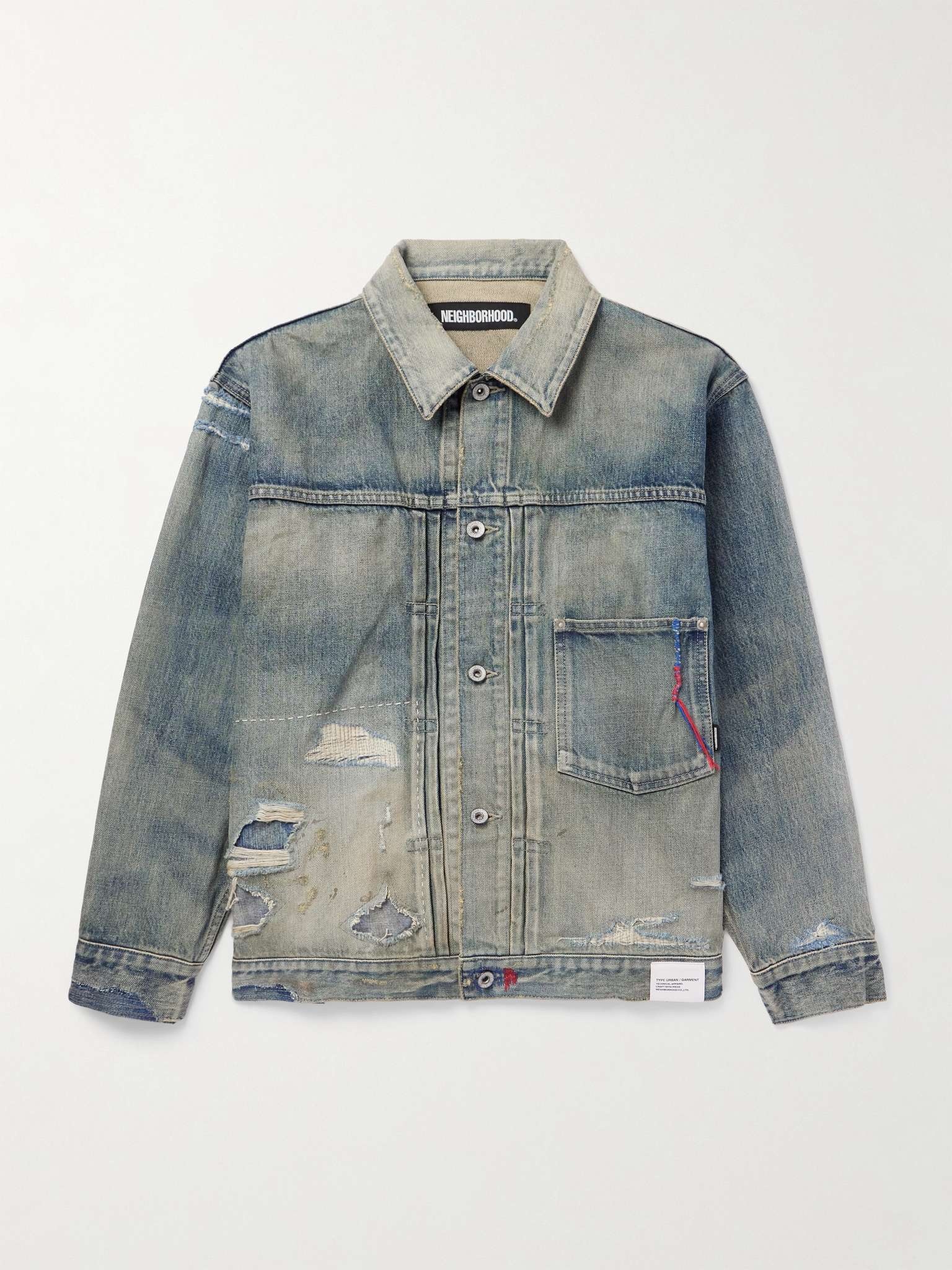 Savage Type-1 Distressed Denim Jacket - 1