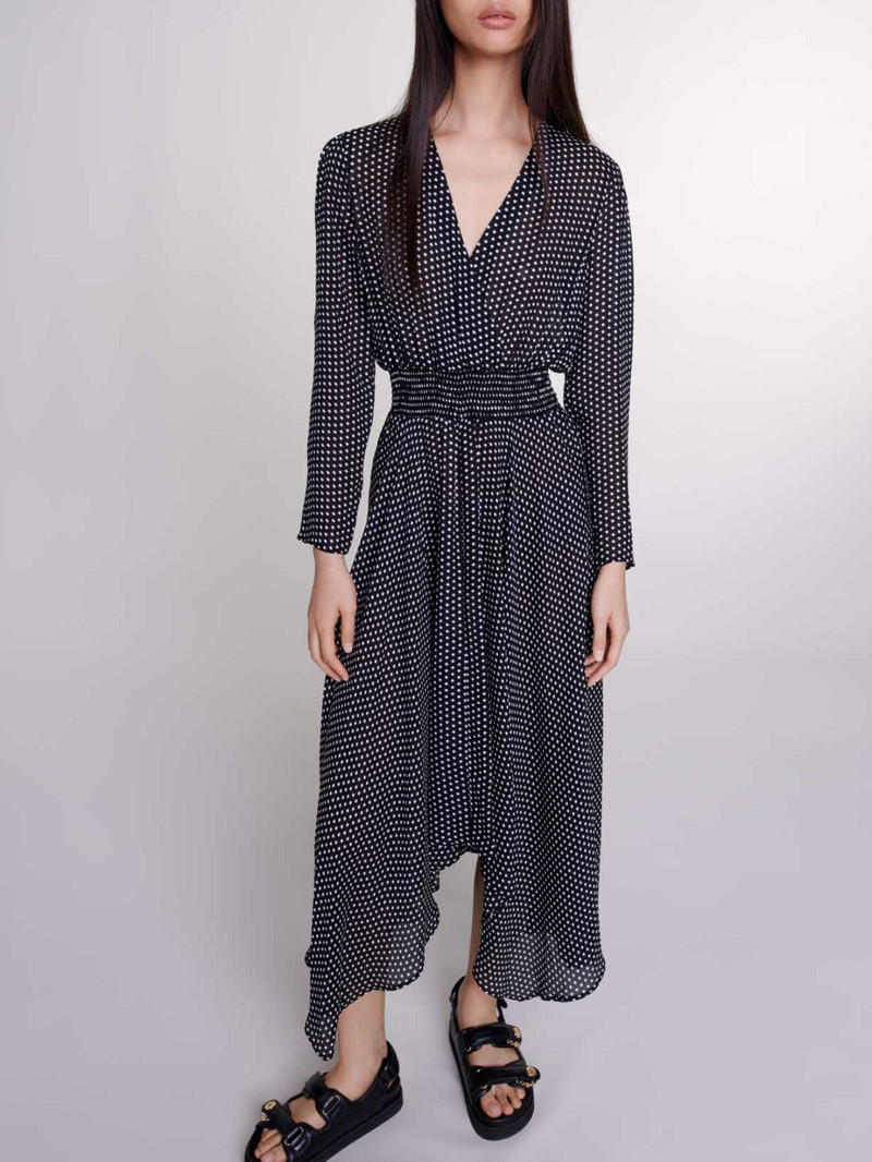 Vestido midi de lunares 5