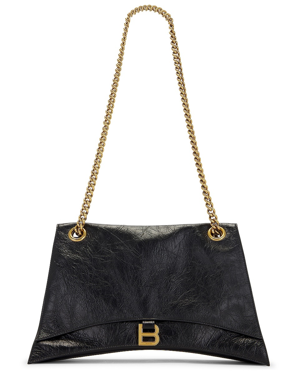 Large Crush Chain Shoulder Bag - 7