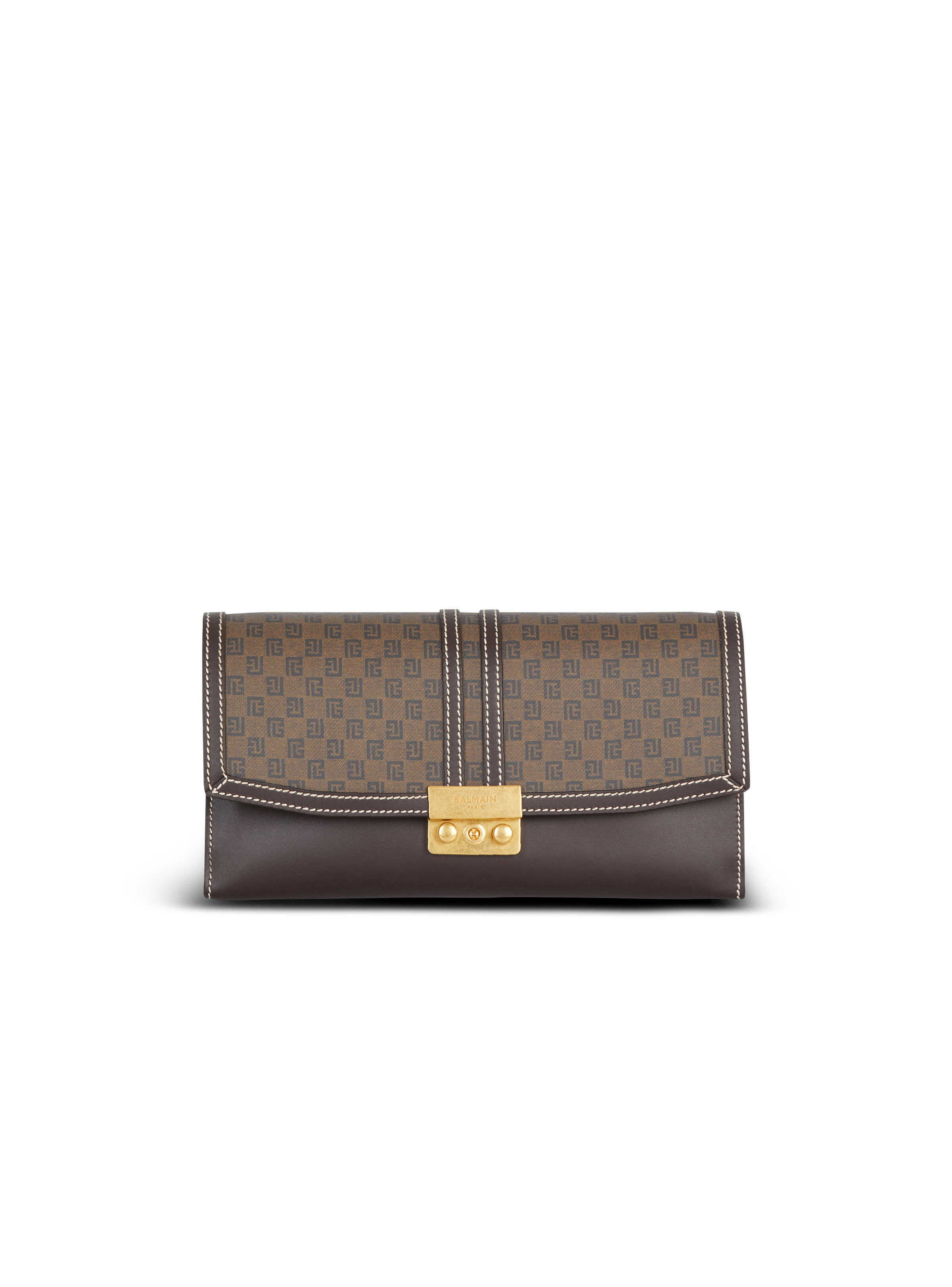 Vintage Clutch bag with mini monogram - 1