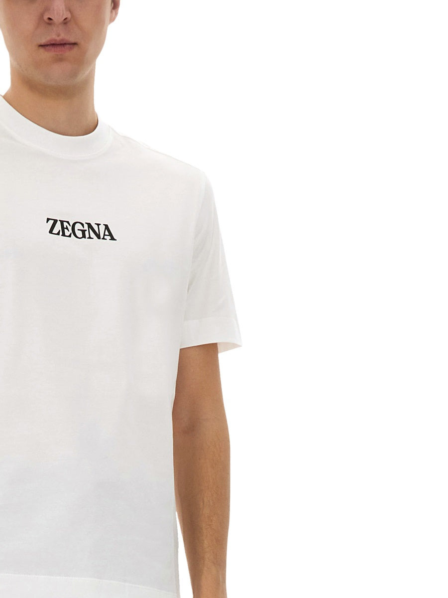 Zegna Men T-Shirt In Jersey - 4