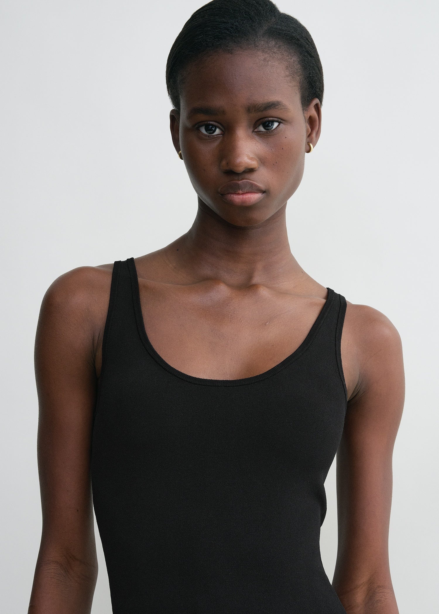 Evening tank dress black - 5