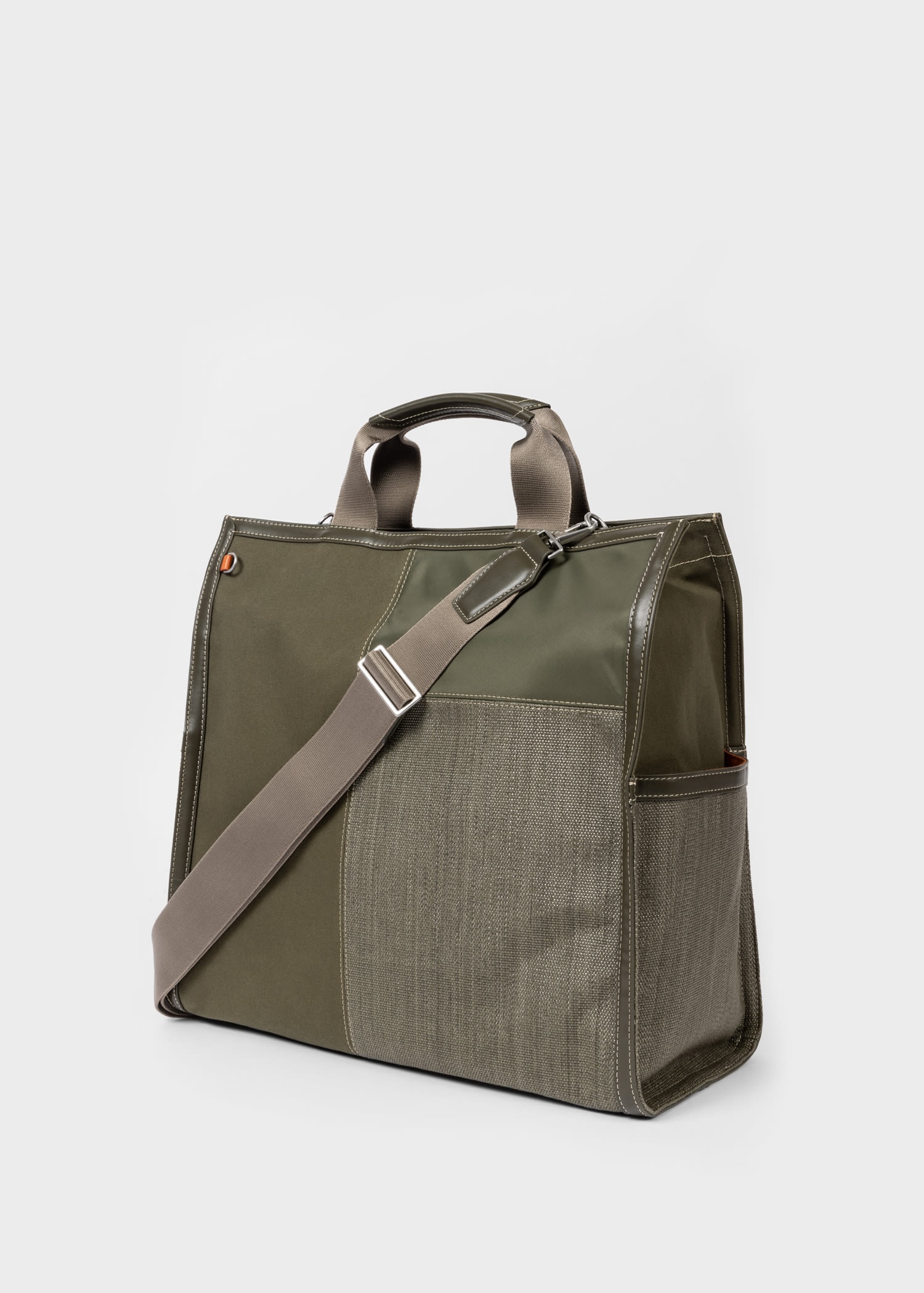 Mixed-Canvas Tote Bag - 2