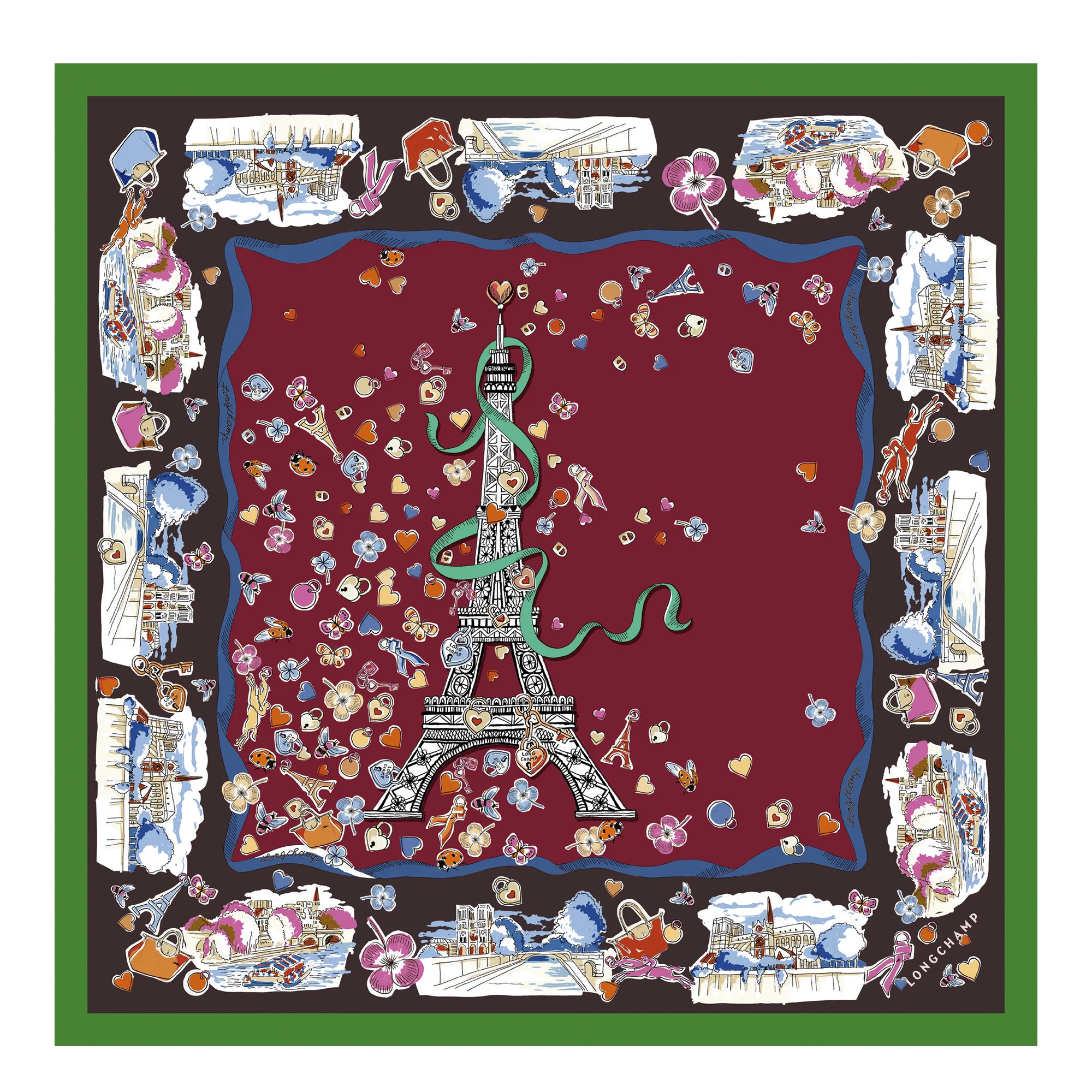 Tour Enchantée Silk scarf 50 - 1