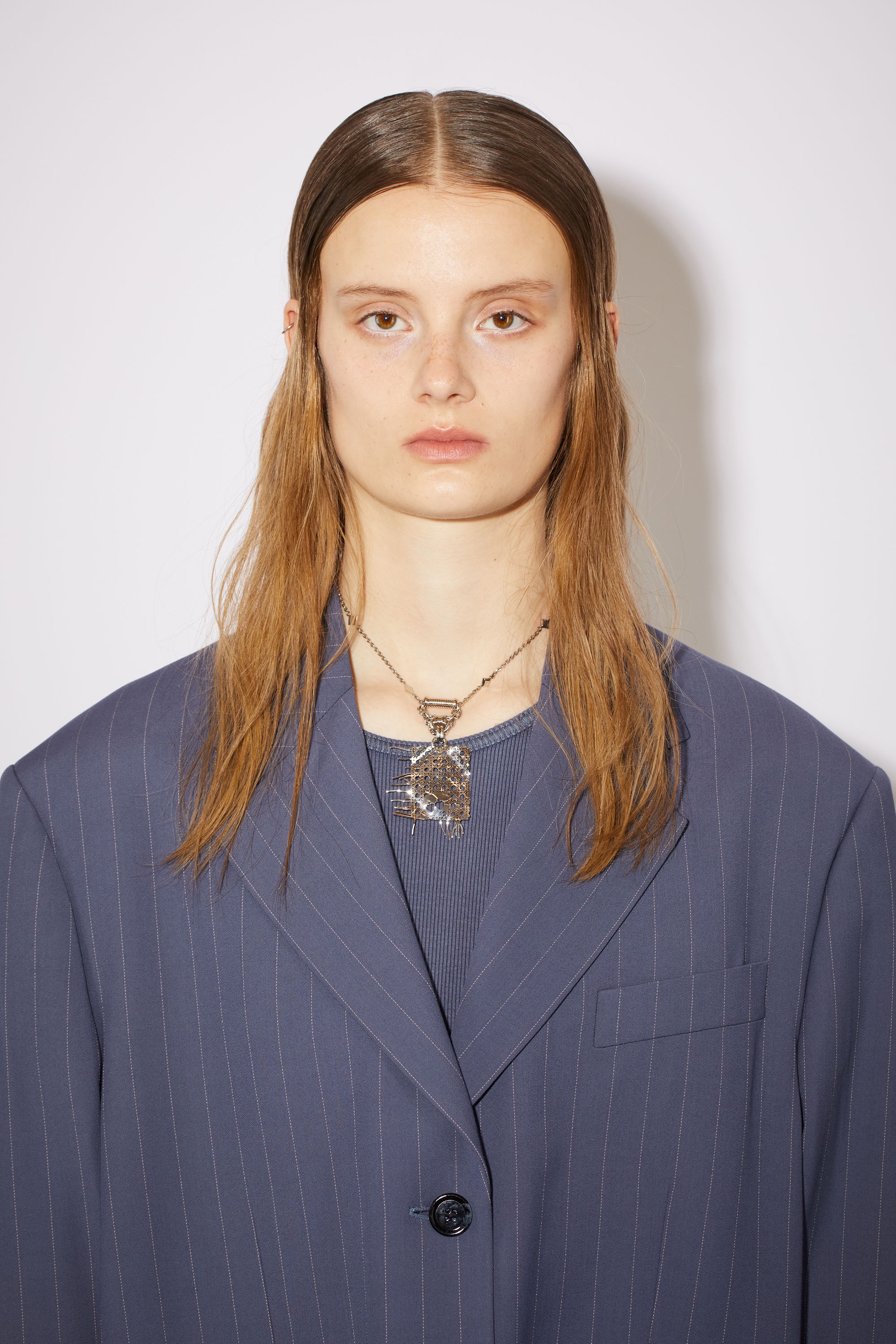 Single-breasted suit jacket - Mid Blue - 6