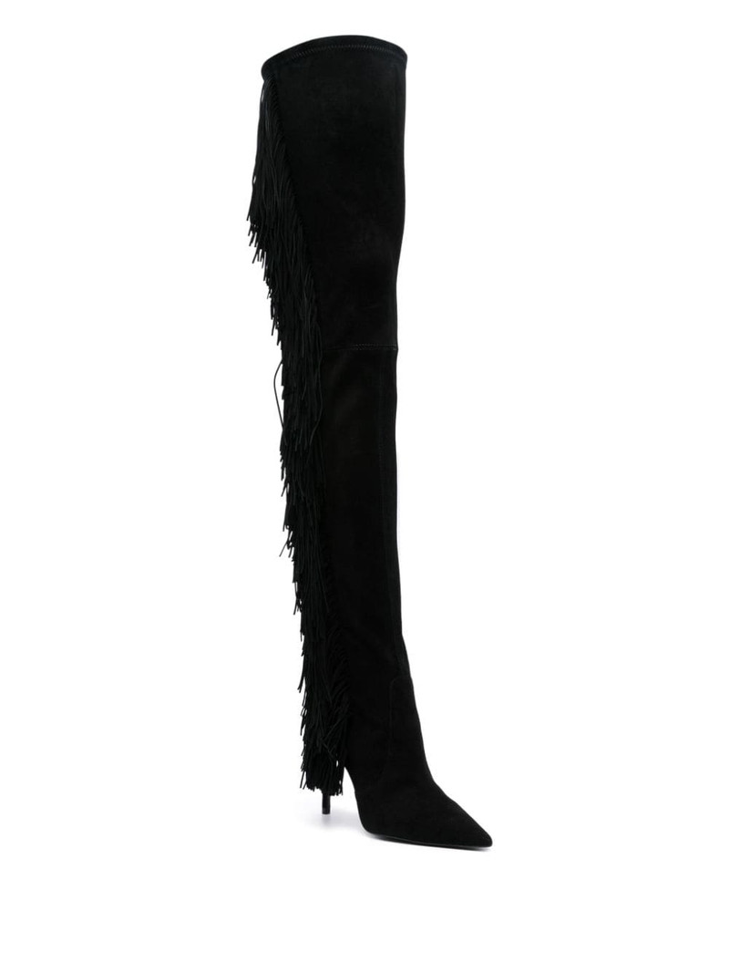 Stuart Weitzman Ultrastuart Fringe 100mm boots outlook
