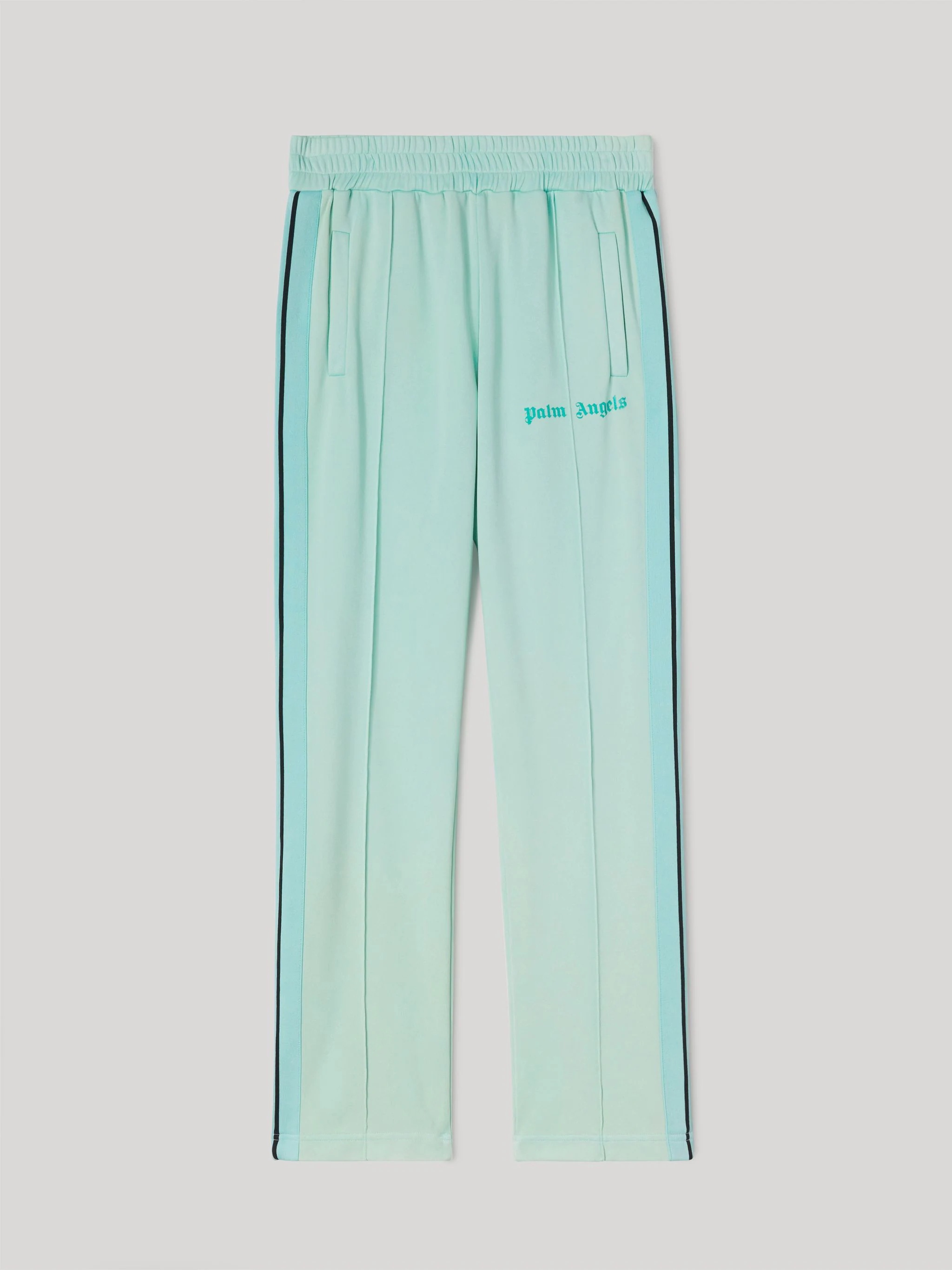 FLUO GREEN TRACK PANTS - 1