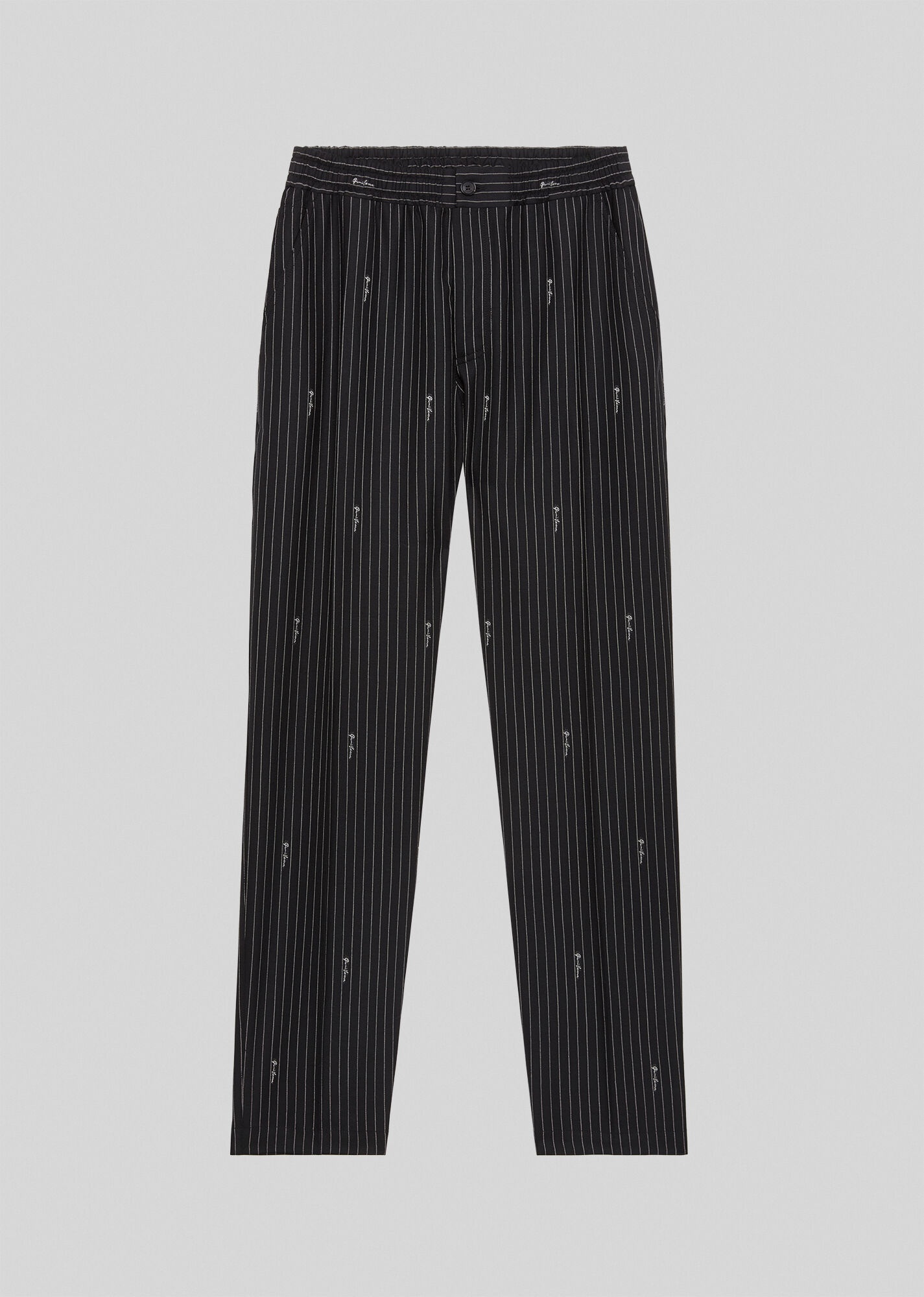 GV Signature Pinstripe Wool Trousers - 1