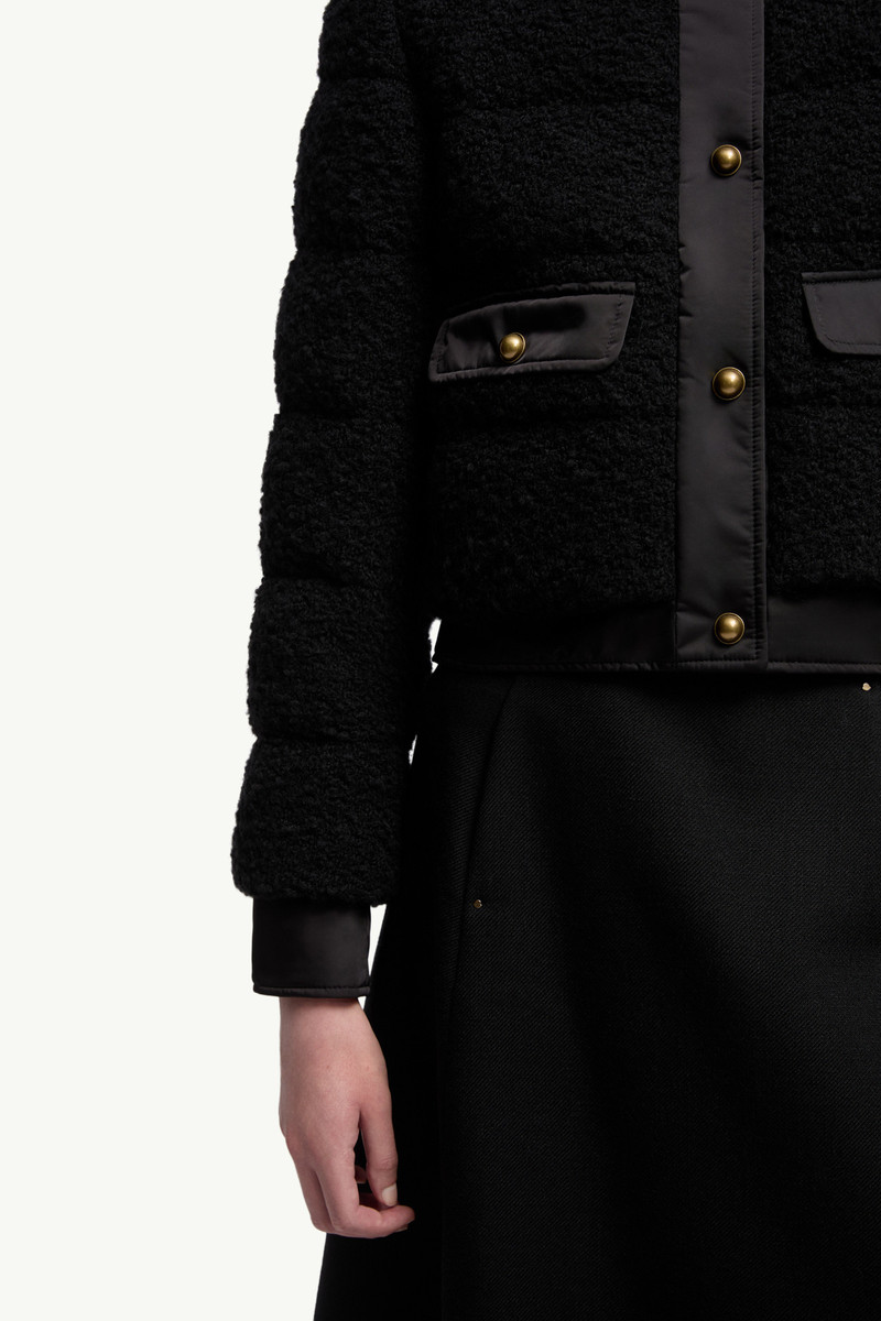 Blandy Wool Blend Bouclé Short Down Jacket 6