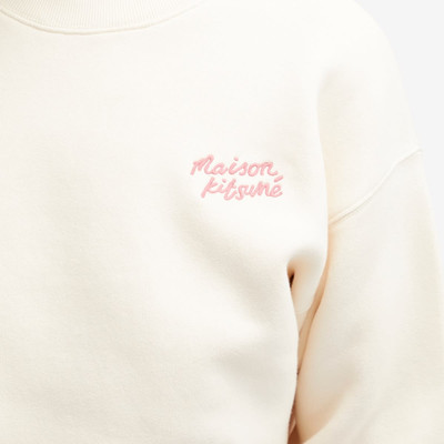 Maison Kitsuné Maison Kitsune Handwriting Logo Comfort Sweatshirt outlook