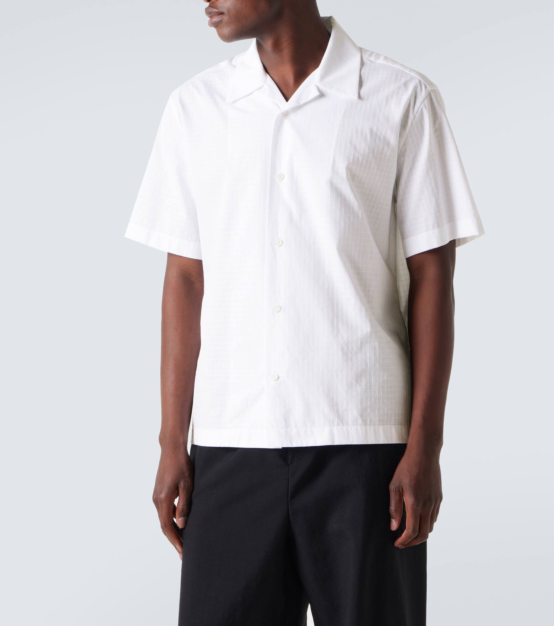 Checked cotton poplin shirt - 3