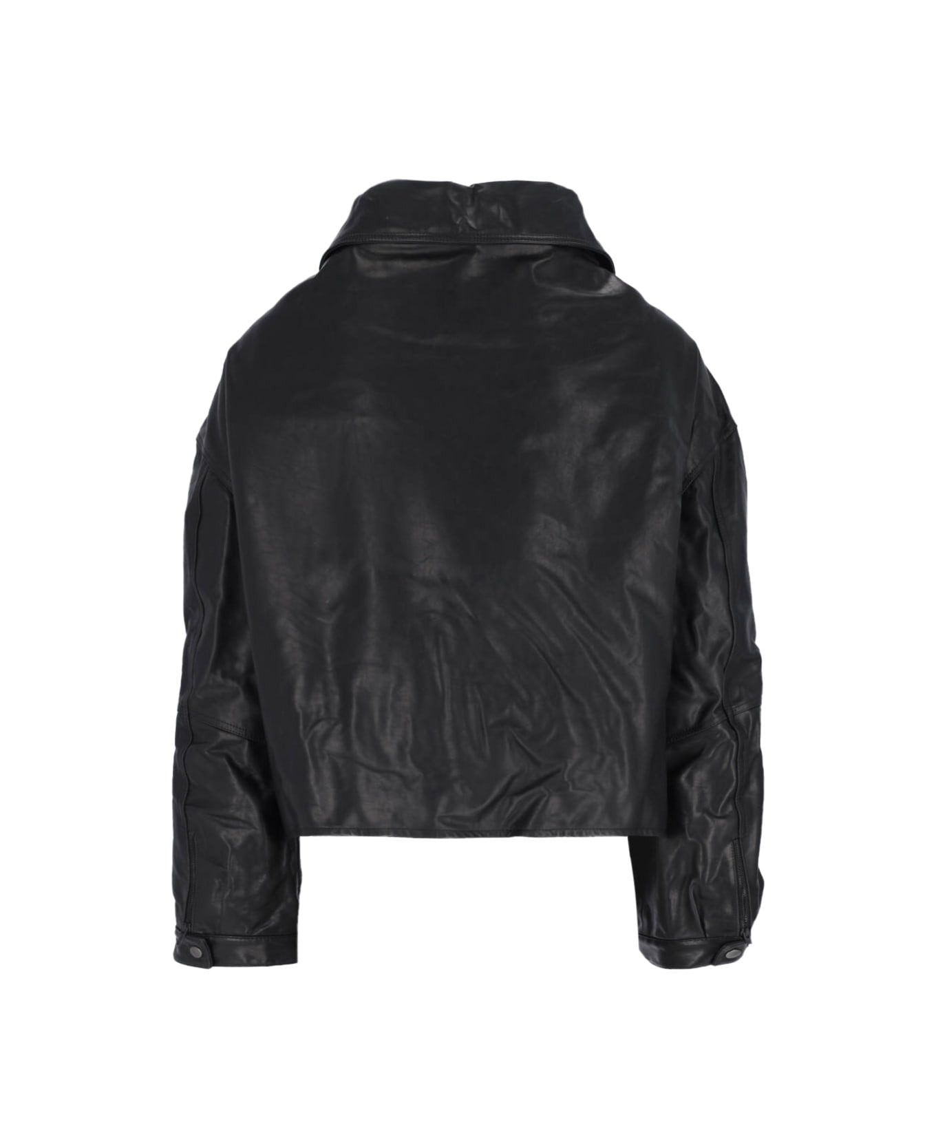 Leather Zip Jacket - 2