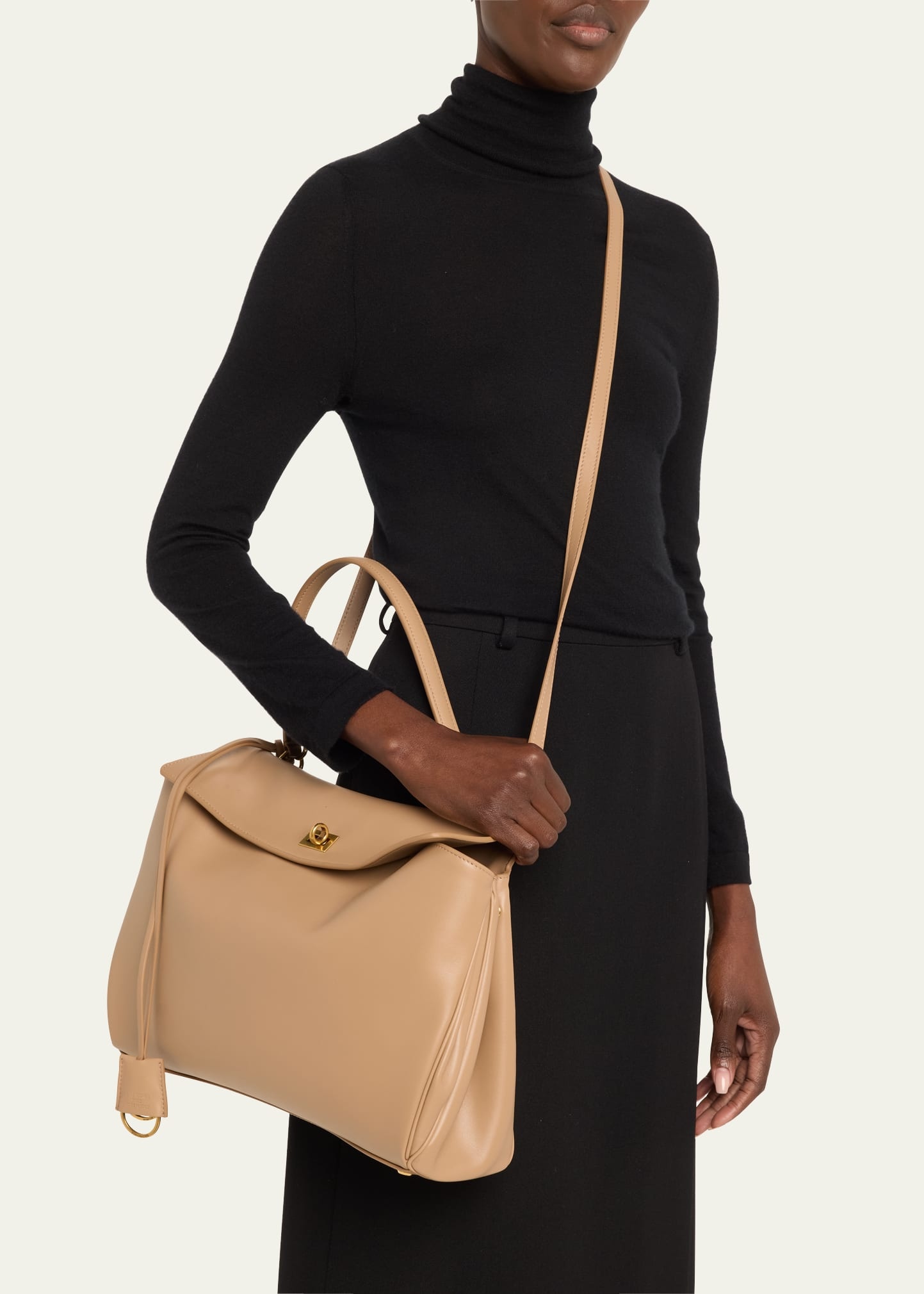 Rodeo Medium Leather Top-Handle Bag - 2