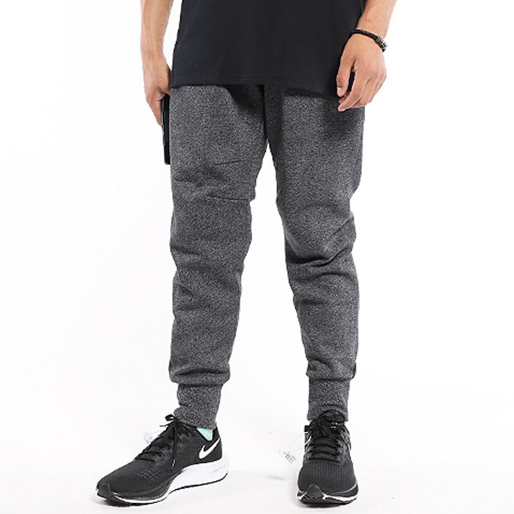 Men's Air Jordan Fleece Lined Athleisure Casual Sports Long Pants/Trousers Gray 809475-010 - 3