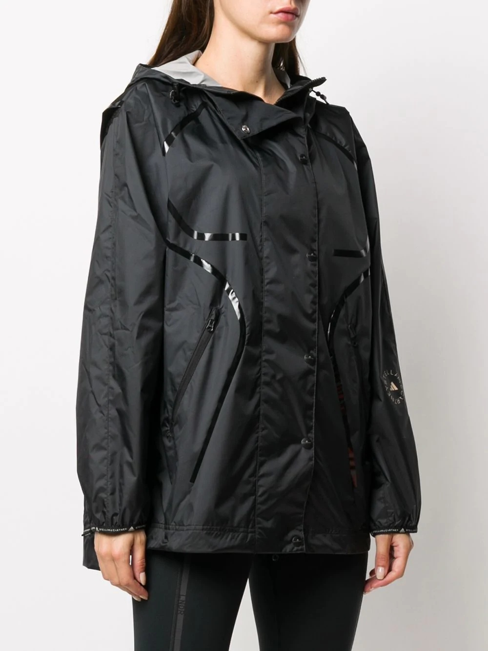 hooded waterproof coat - 3