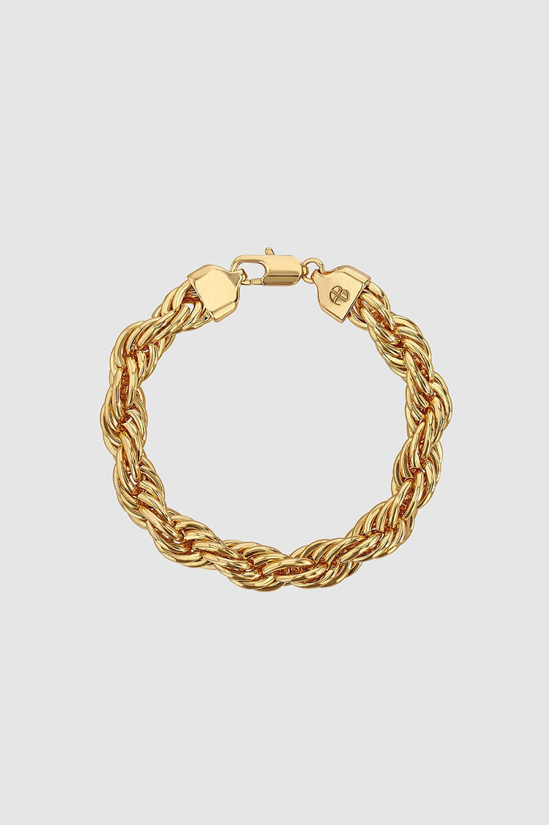 Twist Rope Bracelet - Gold 1