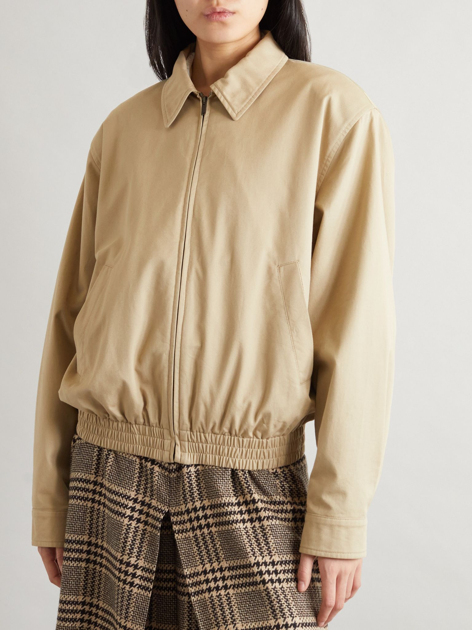 Cotton-twill jacket Beige - 3