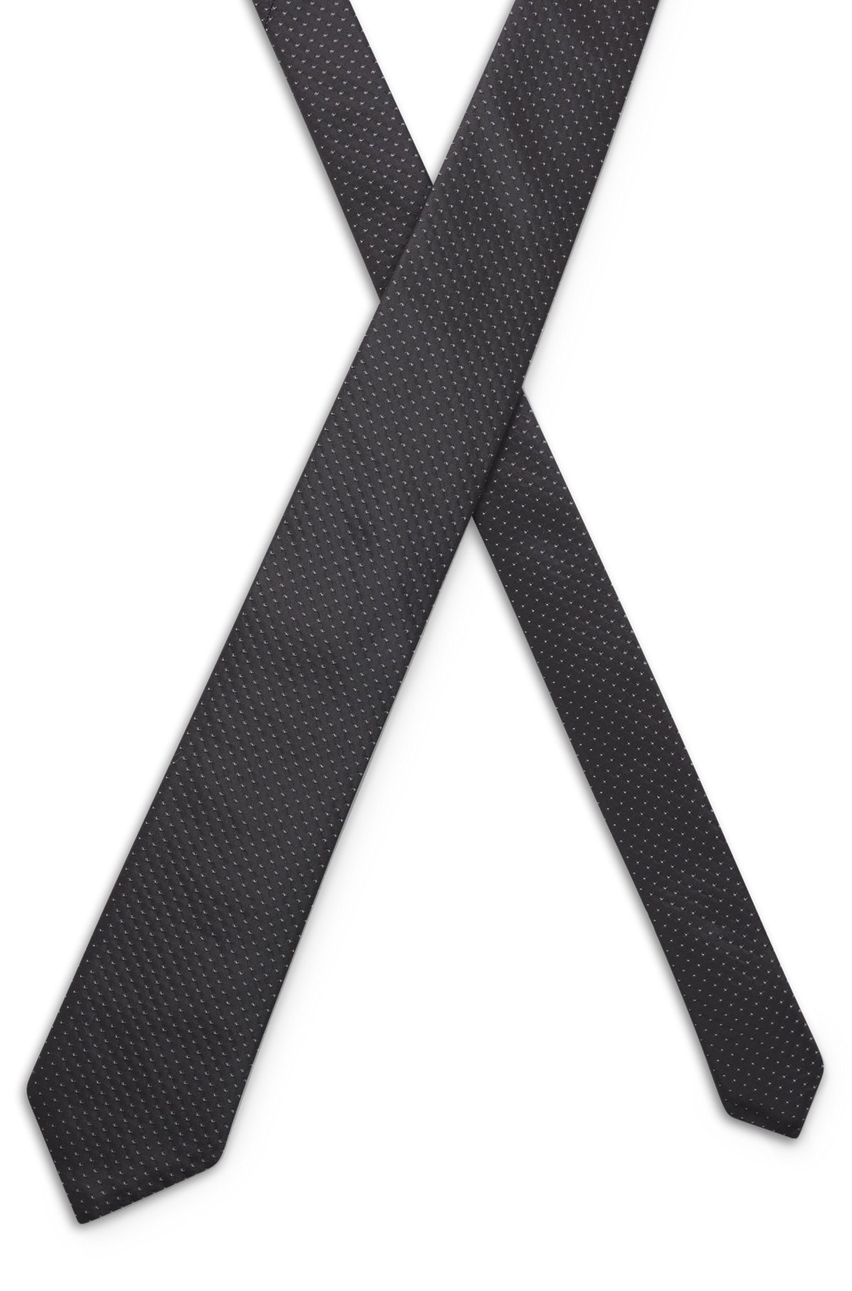 SILK TIE WITH JACQUARD PATTERN - 4