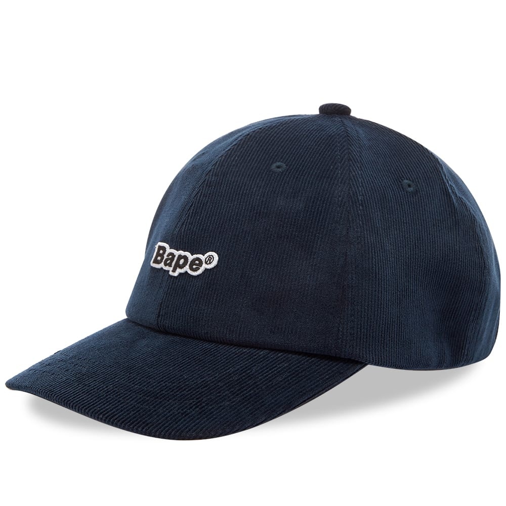 A Bathing Ape Corduroy Panel Cap - 1