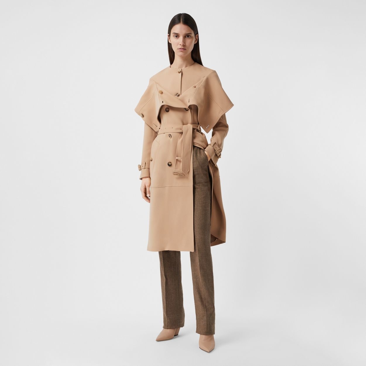 Silk Cady Reconstructed Trench Coat - 2