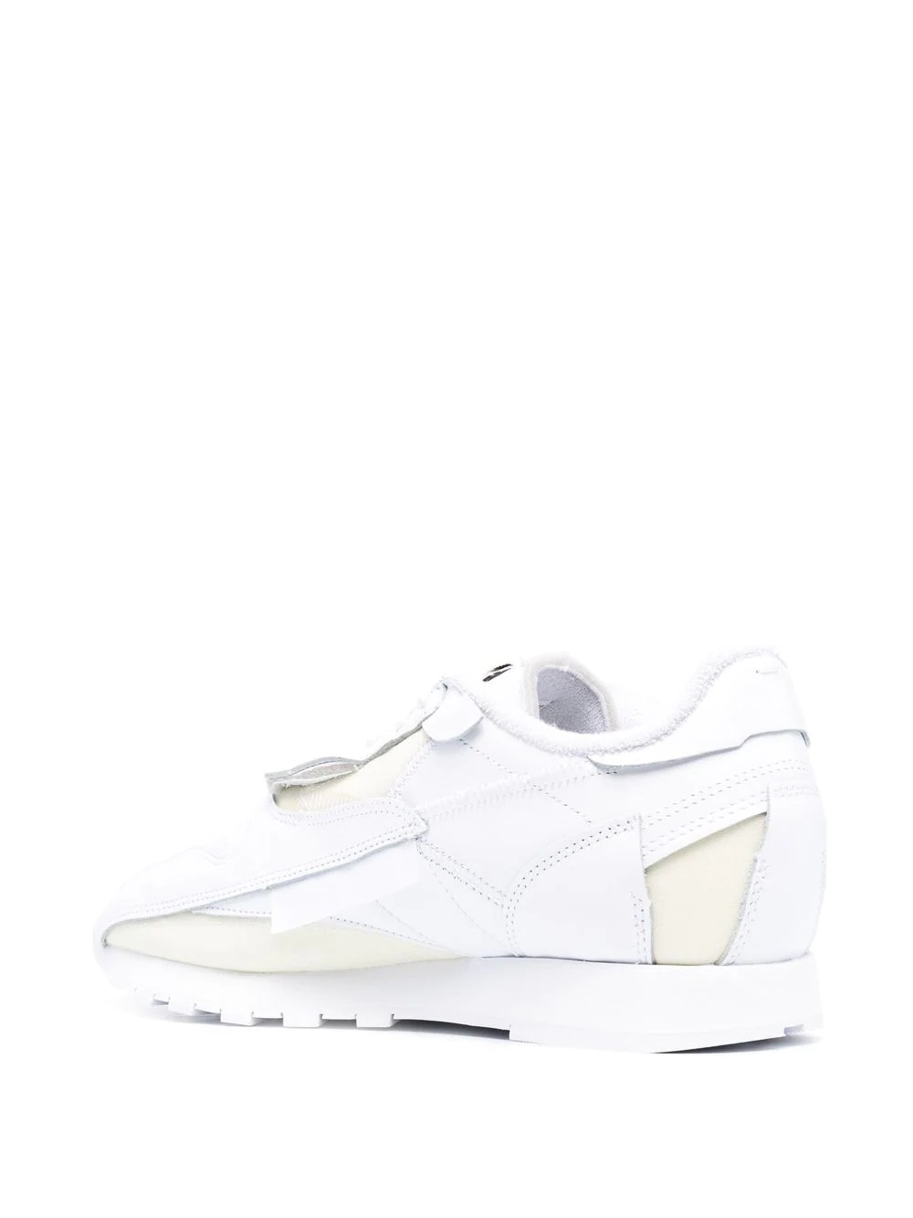 panelled low-top sneakers - 3