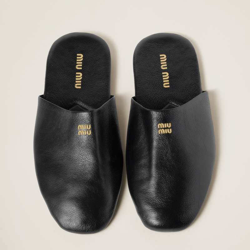 Leather slippers 4