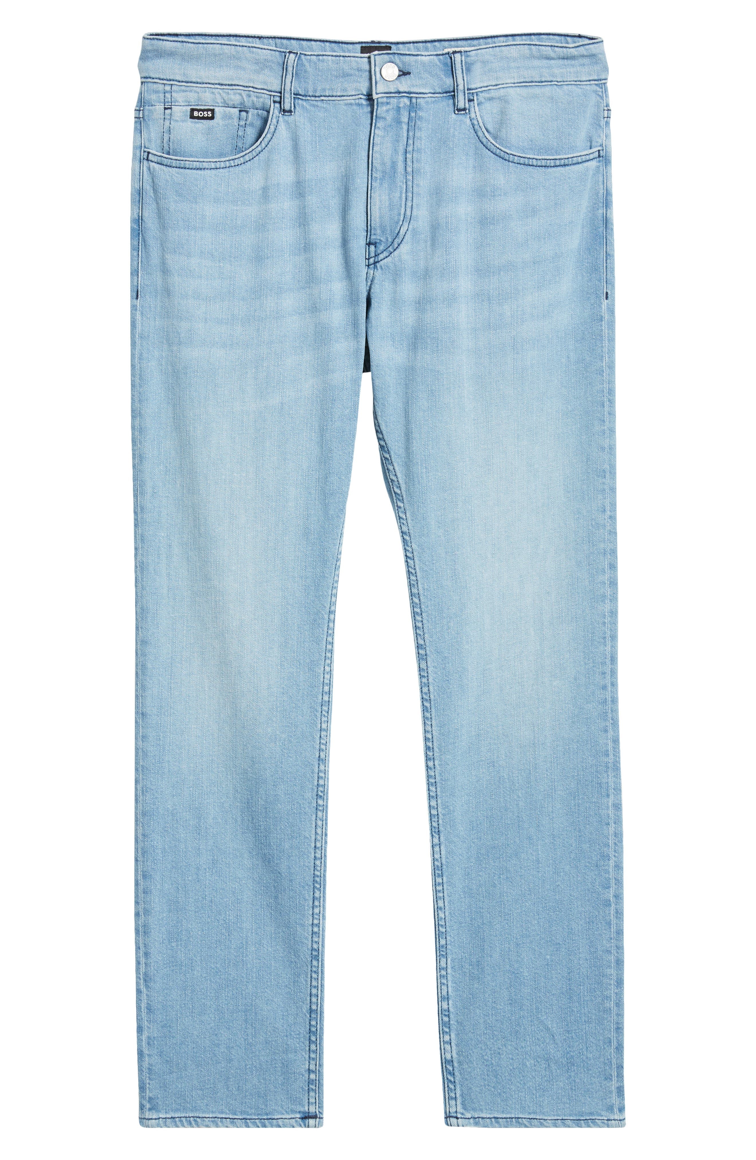 BOSS Delaware Slim Fit Jeans in Aqua at Nordstrom - 5