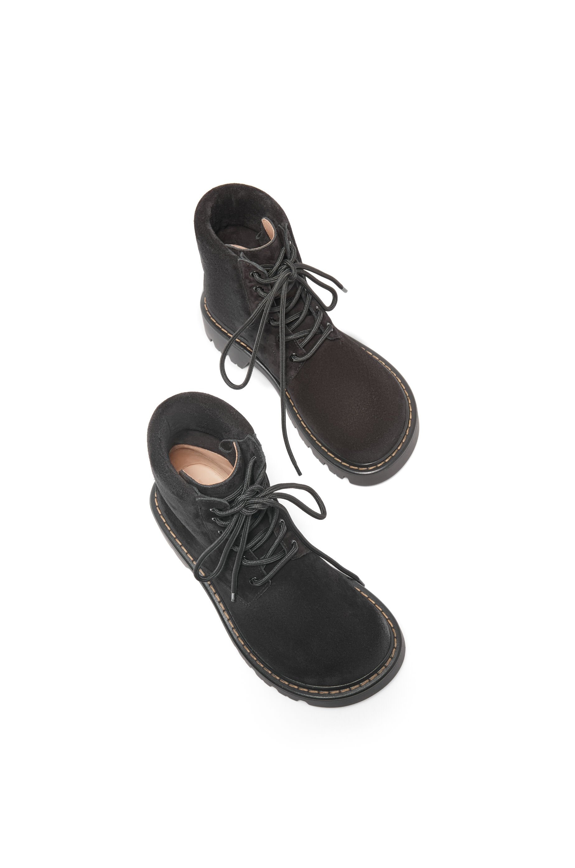 Sierra combat ankle boot in suede - 4