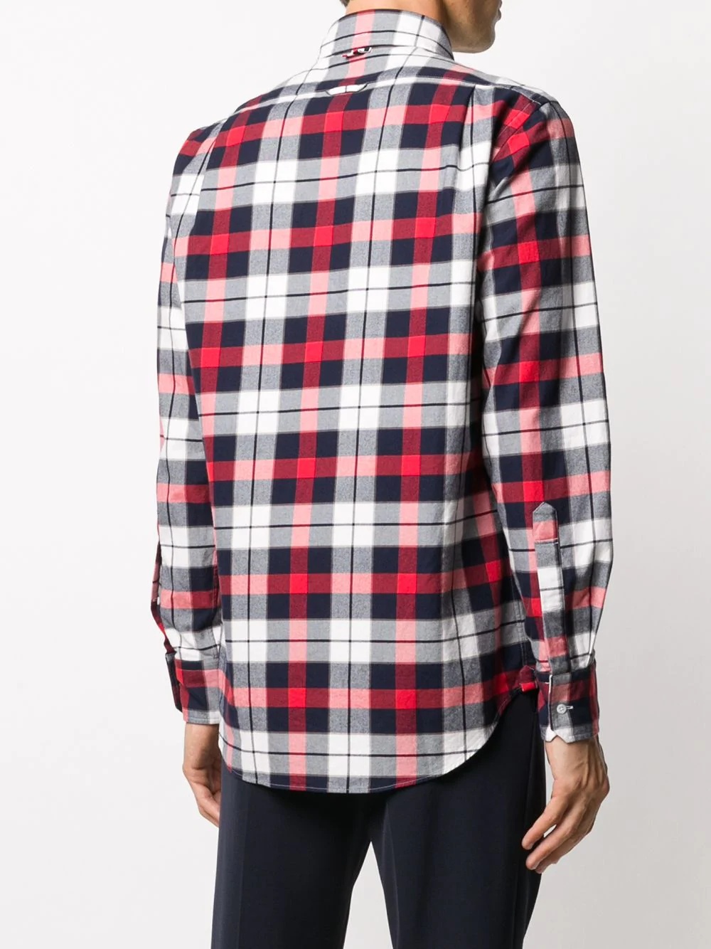 plaid cotton shirt - 4