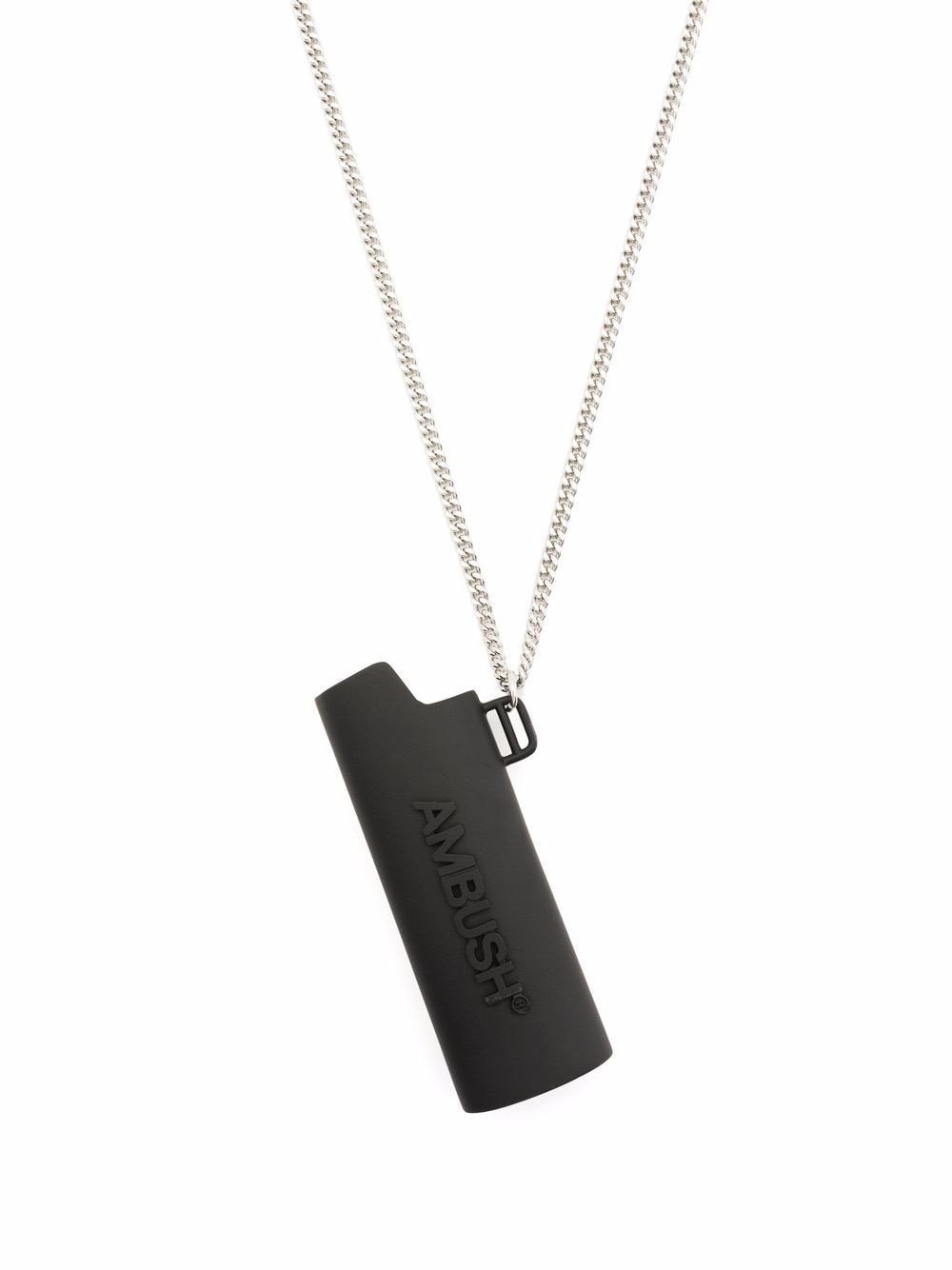 logo lighter case pendant necklace - 1