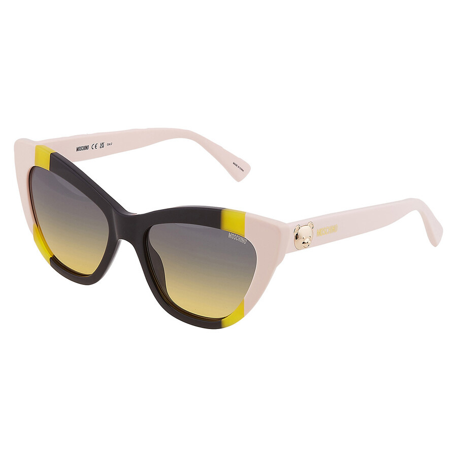 Moschino Grey Shaded Green Cat Eye Ladies Sunglasses MOS122/S 071C/JE 53 - 4