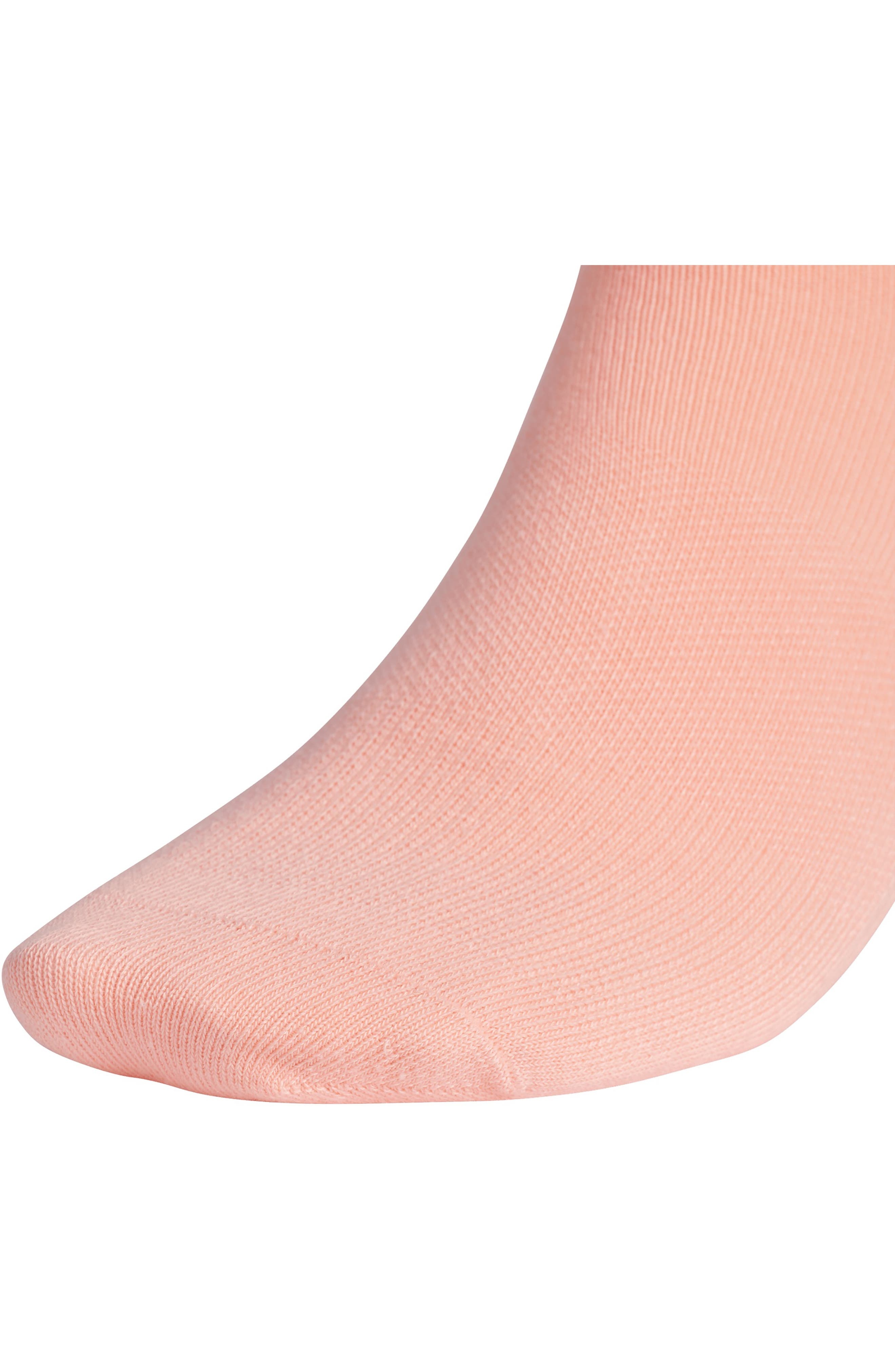 adidas Superlite 6-Pack Quarter Crew Socks in Glow Pink/Night Indigo/blue at Nordstrom - 5