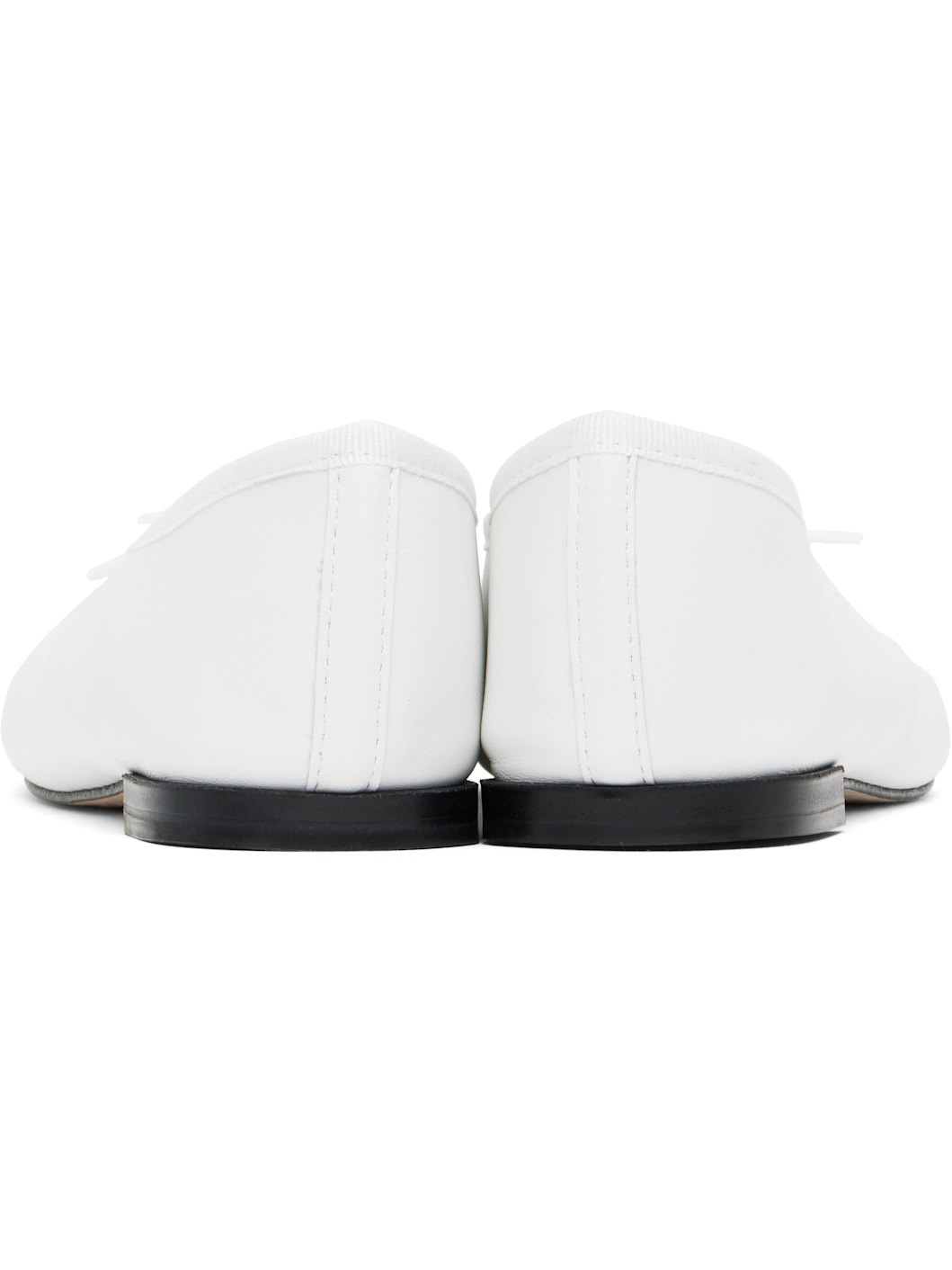 White Repetto Edition Lilouh Soft Nappa Ballerina Flats - 2