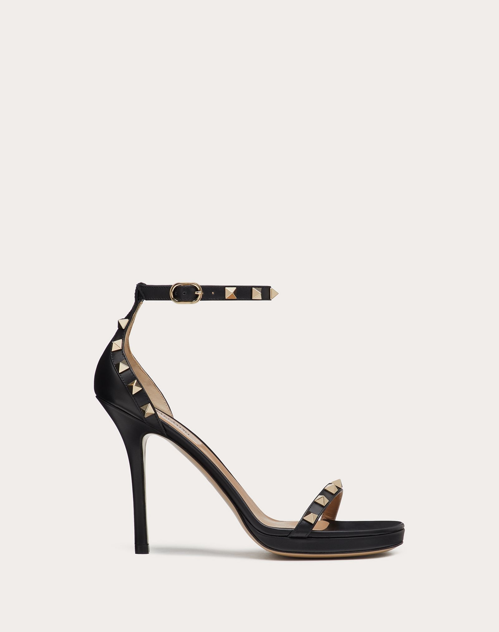 Valentino Garavani Rockstud Calfskin Platform Sandal 110 mm - 1