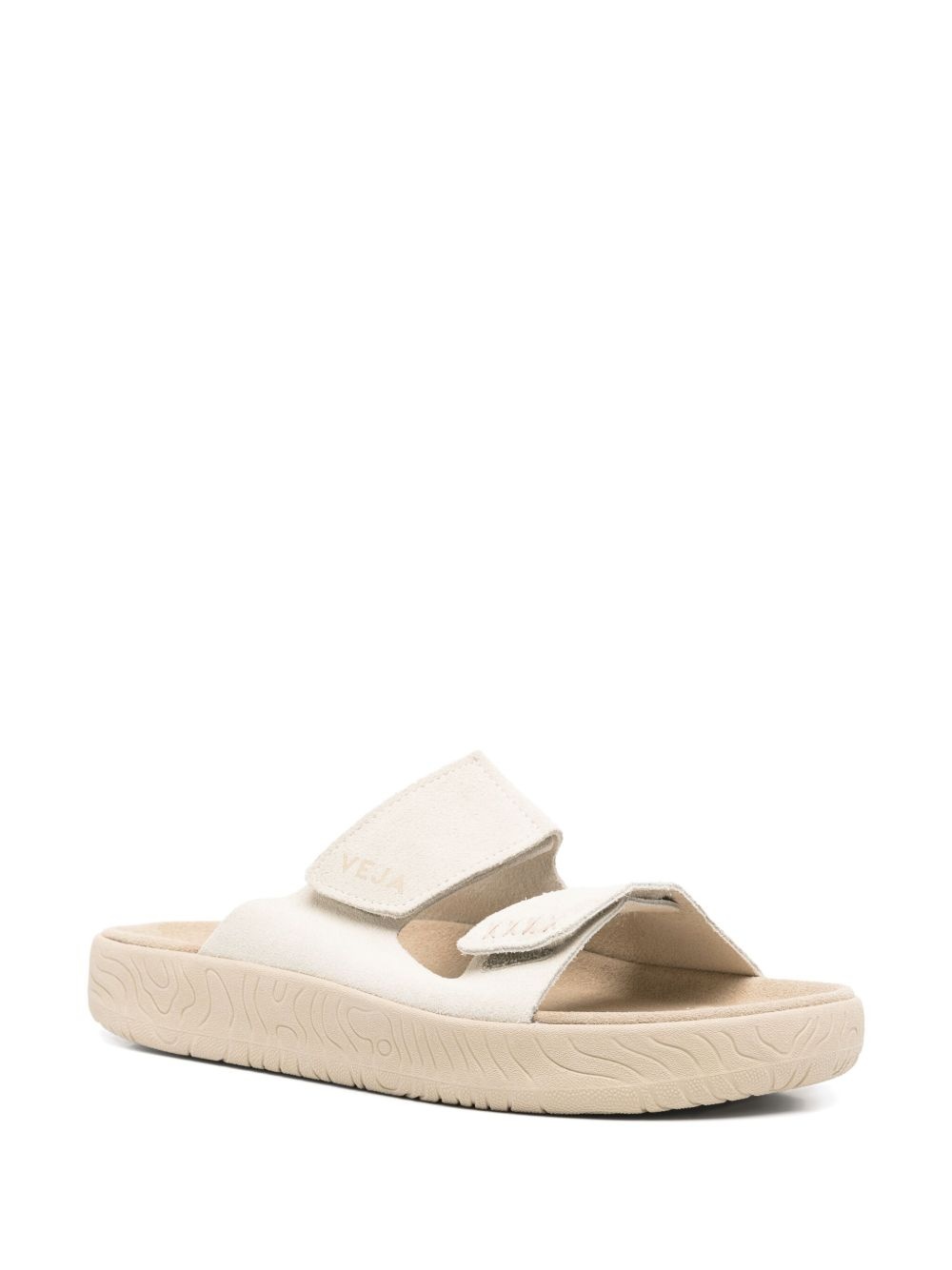 サンダル・ミュール VEJA Etna Sandals - Veja - Leather - White VEJA Etna slides | REVERSIBLE