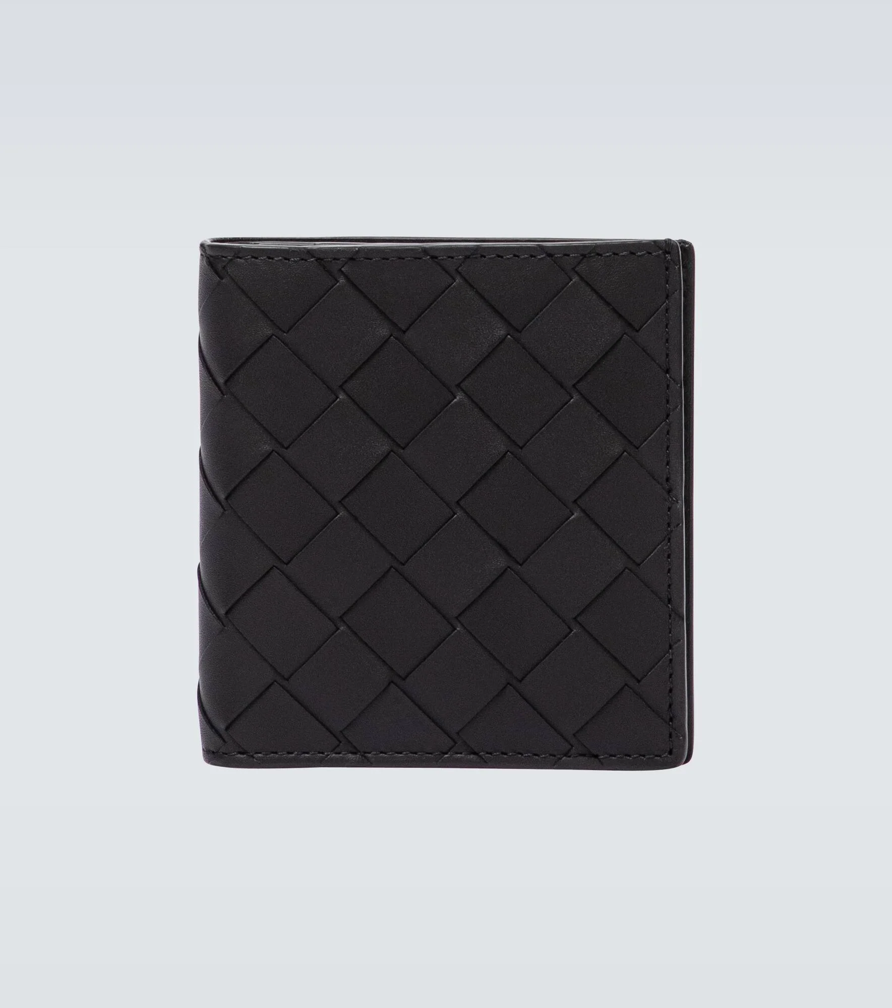 Folded leather wallet - 1