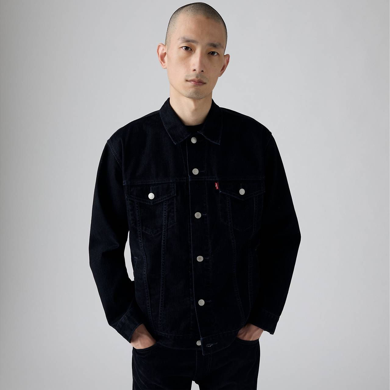 RELAXED FIT TRUCKER JACKET - 3