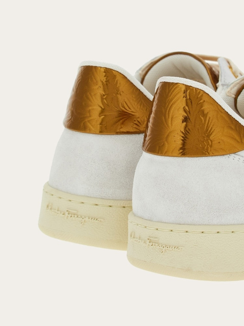 FERRAGAMO LOW-TOP SNEAKER WITH LOGO outlook